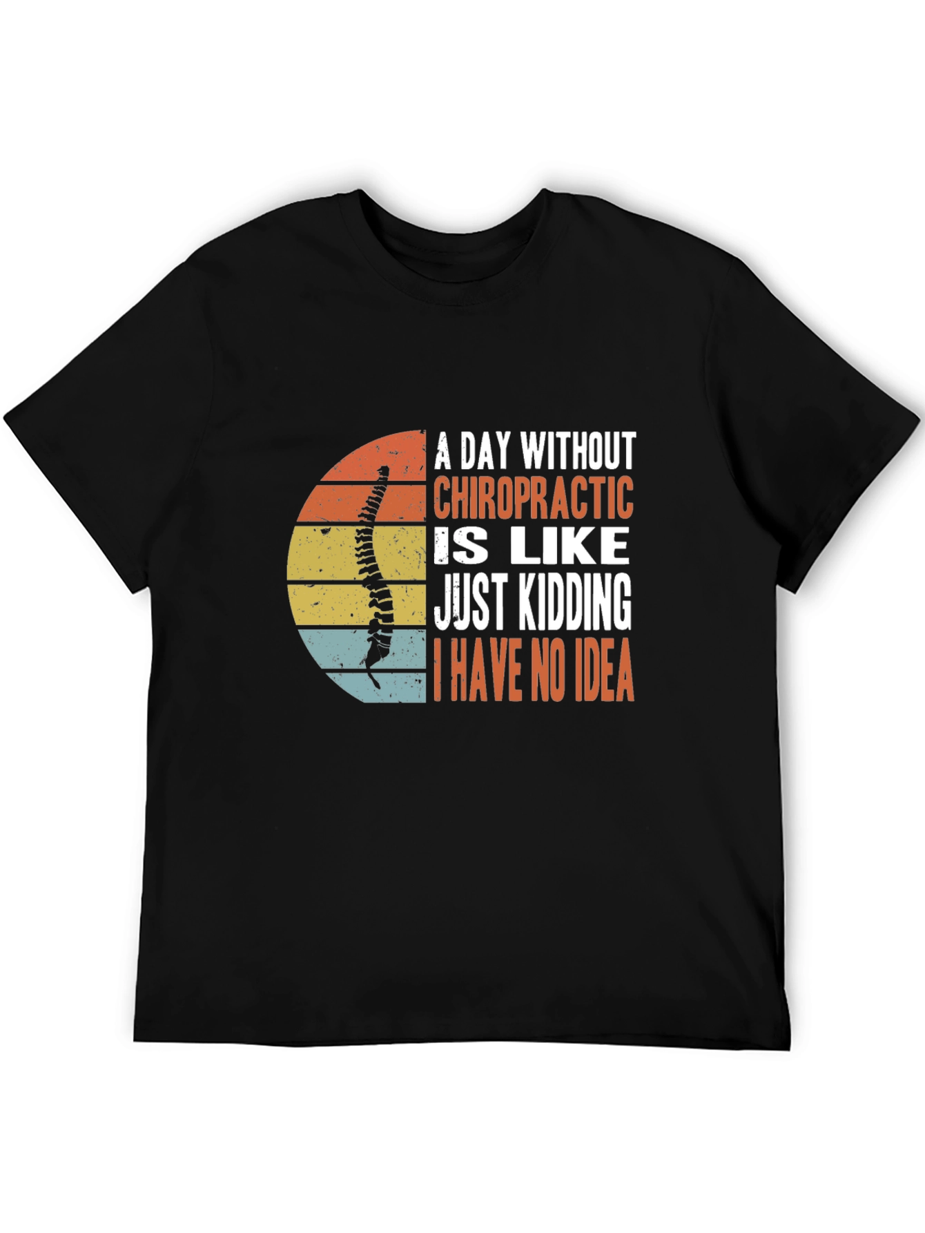 Chiropractic Humor T-Shirt - A Day Without Chiropractic