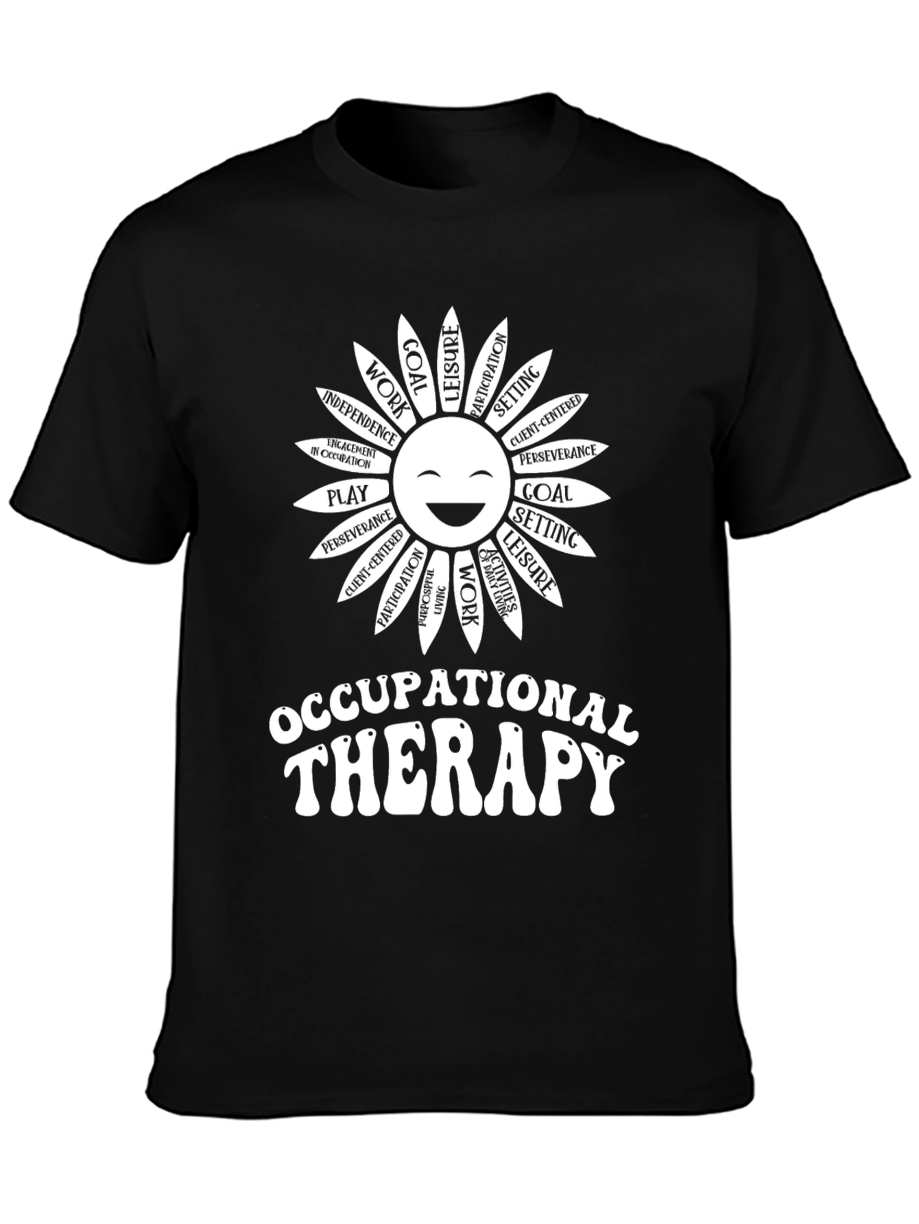 Occupational Therapy T-Shirt - Sunflower Design