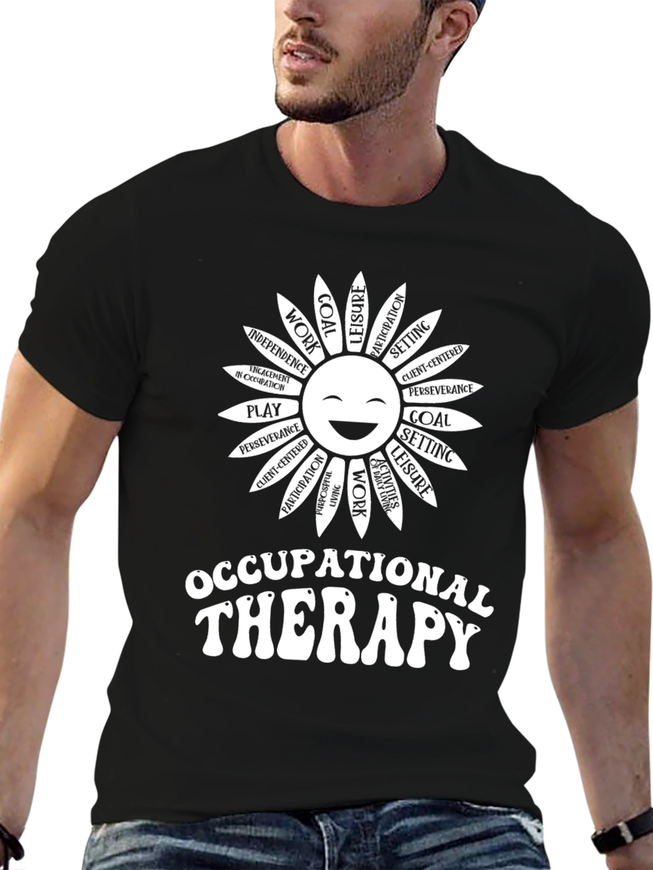 Occupational Therapy T-Shirt - Sunflower Design