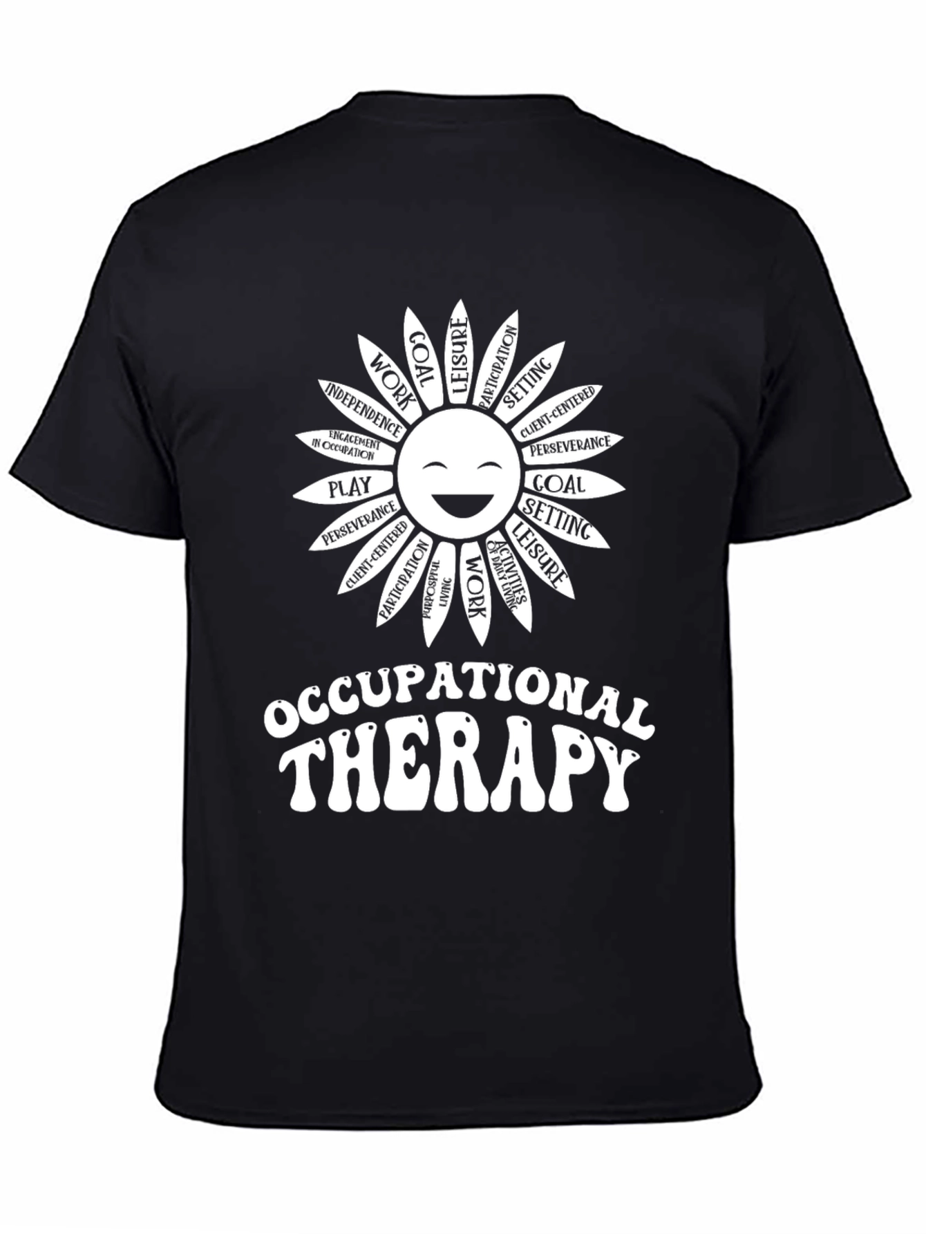 Occupational Therapy T-Shirt - Sunflower Design