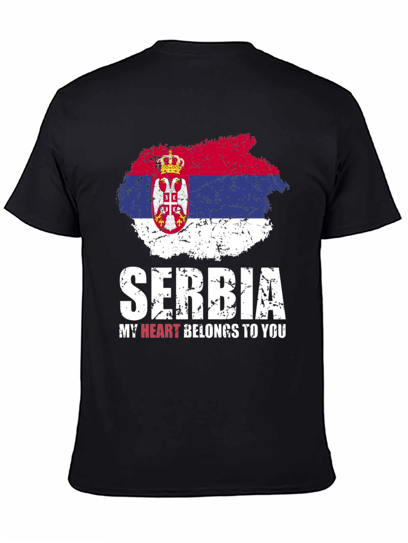 Serbia My Heart Belongs To You T-Shirt