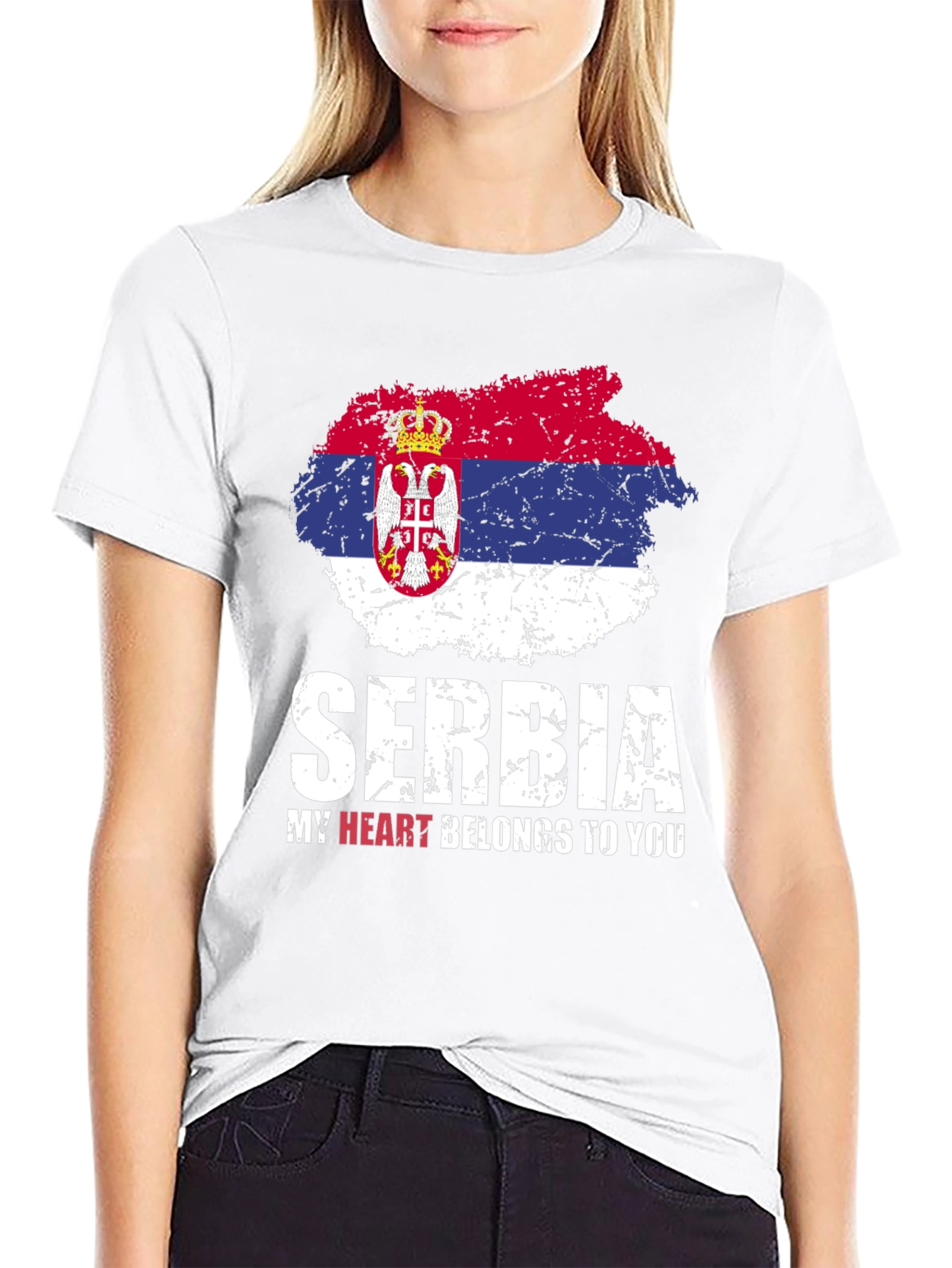 Serbia My Heart Belongs To You T-Shirt