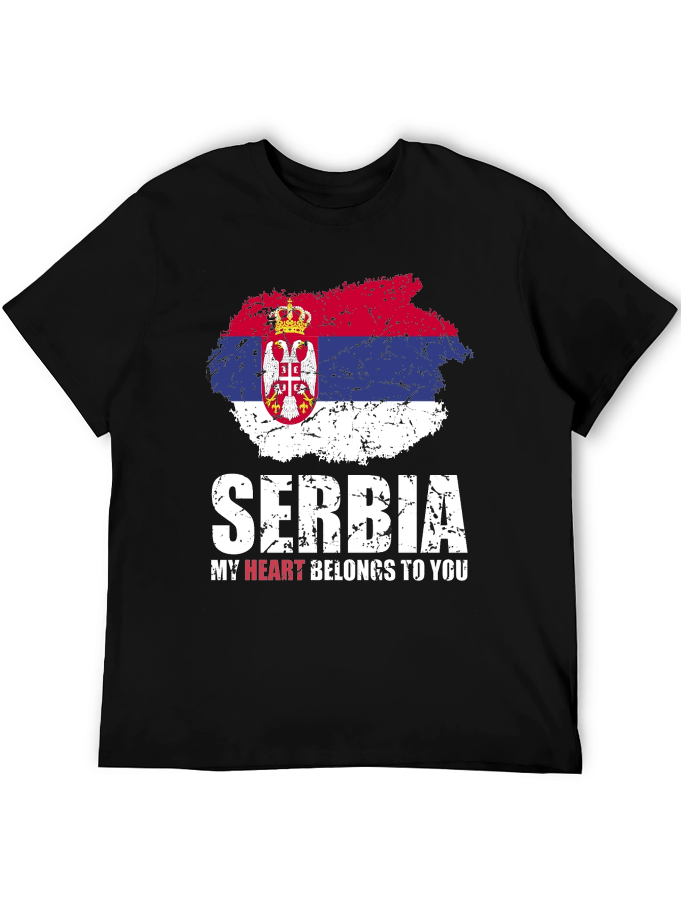 Serbia My Heart Belongs To You T-Shirt