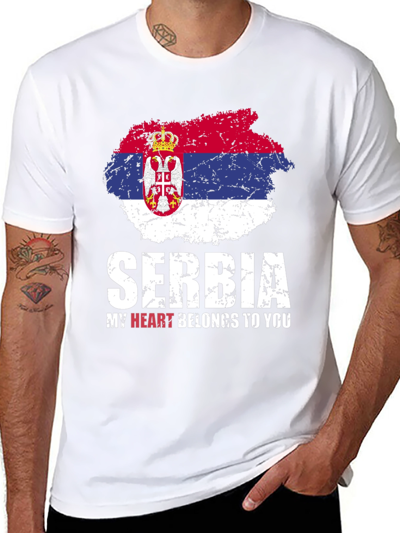 Serbia My Heart Belongs To You T-Shirt
