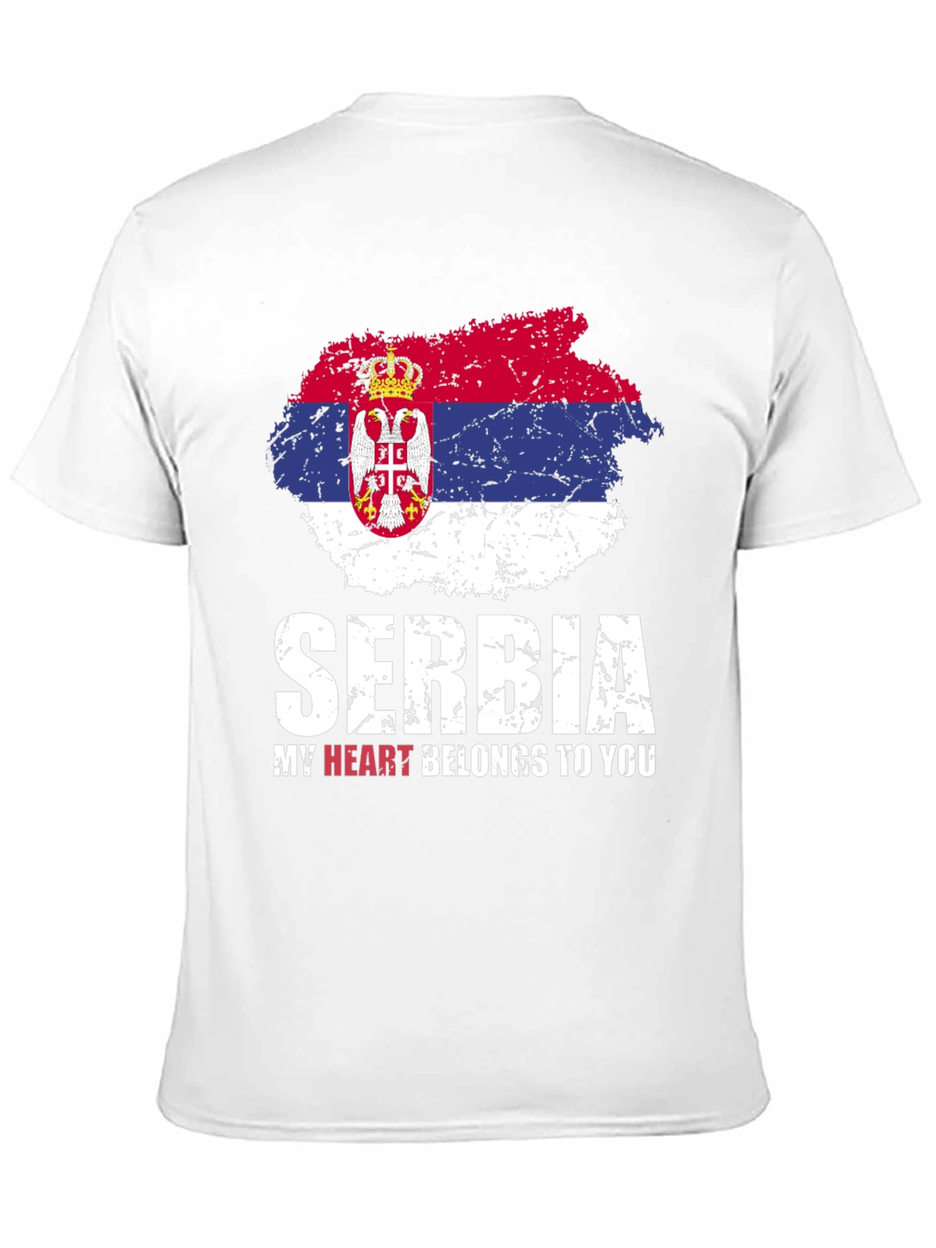 Serbia My Heart Belongs To You T-Shirt