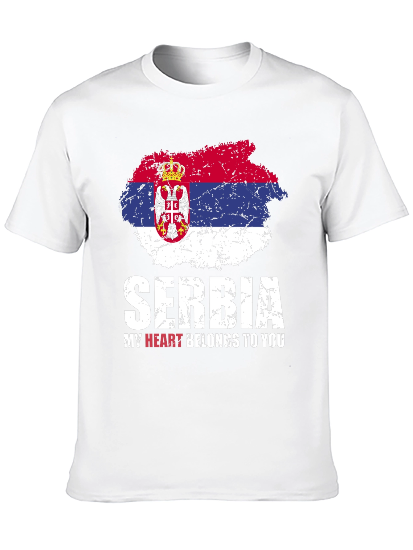 Serbia My Heart Belongs To You T-Shirt