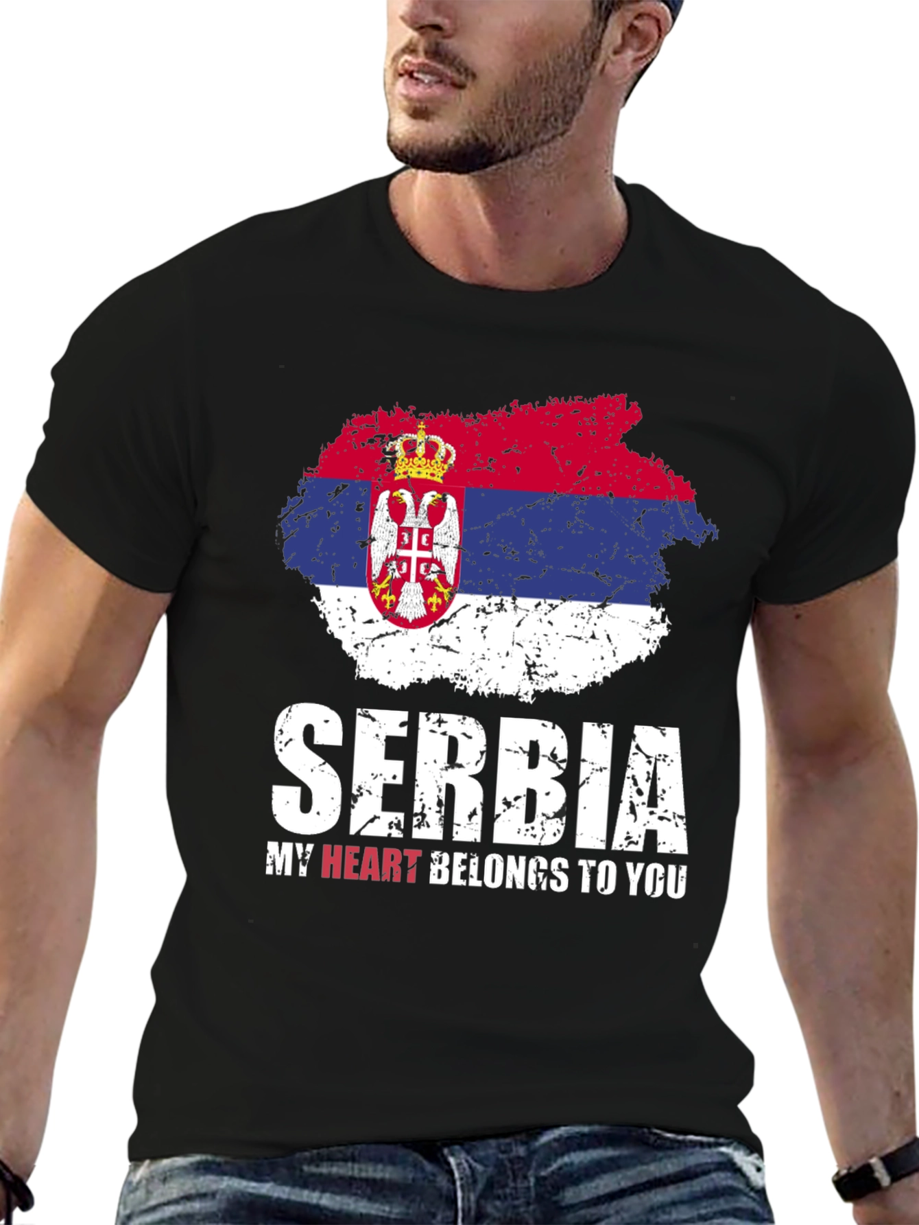 Serbia My Heart Belongs To You T-Shirt