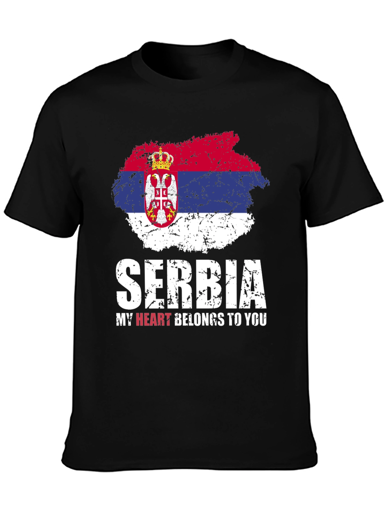 Serbia My Heart Belongs To You T-Shirt