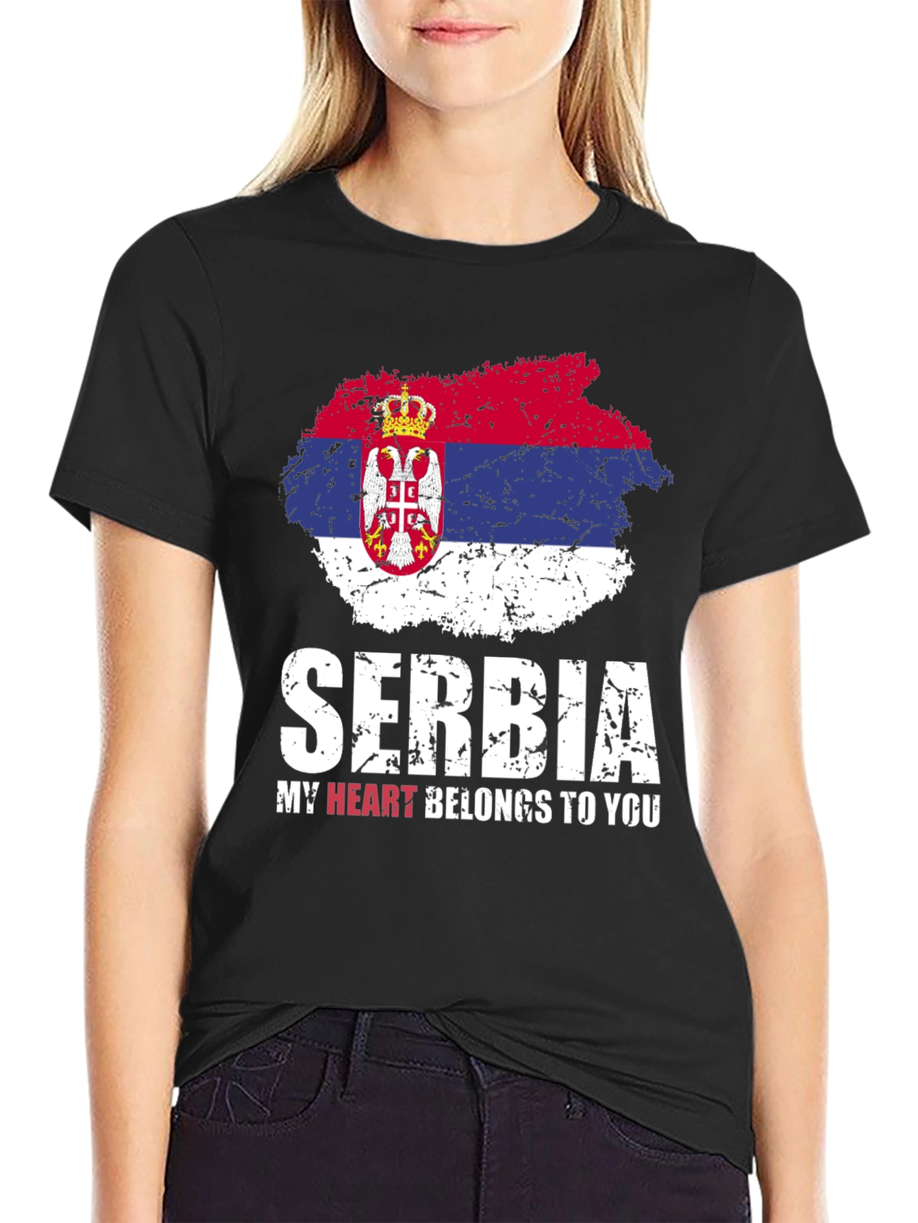 Serbia My Heart Belongs To You T-Shirt