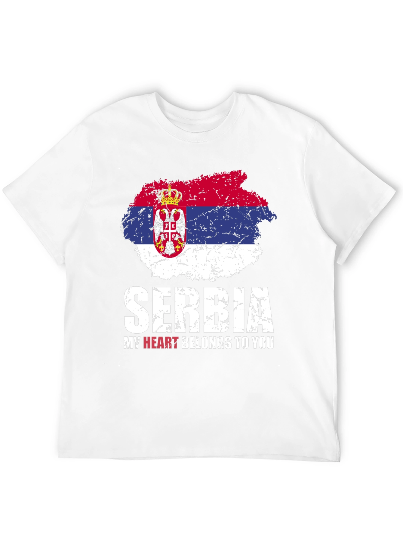 Serbia My Heart Belongs To You T-Shirt