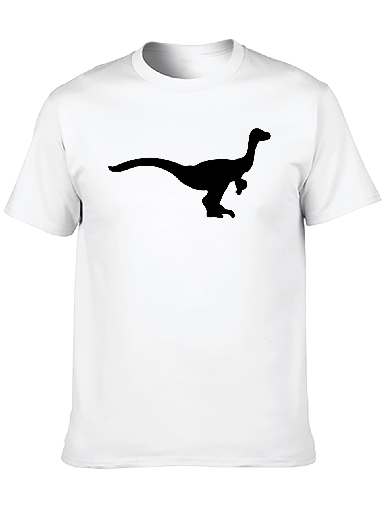 Dinosaur Silhouette T-Shirt - Classic Black Tee