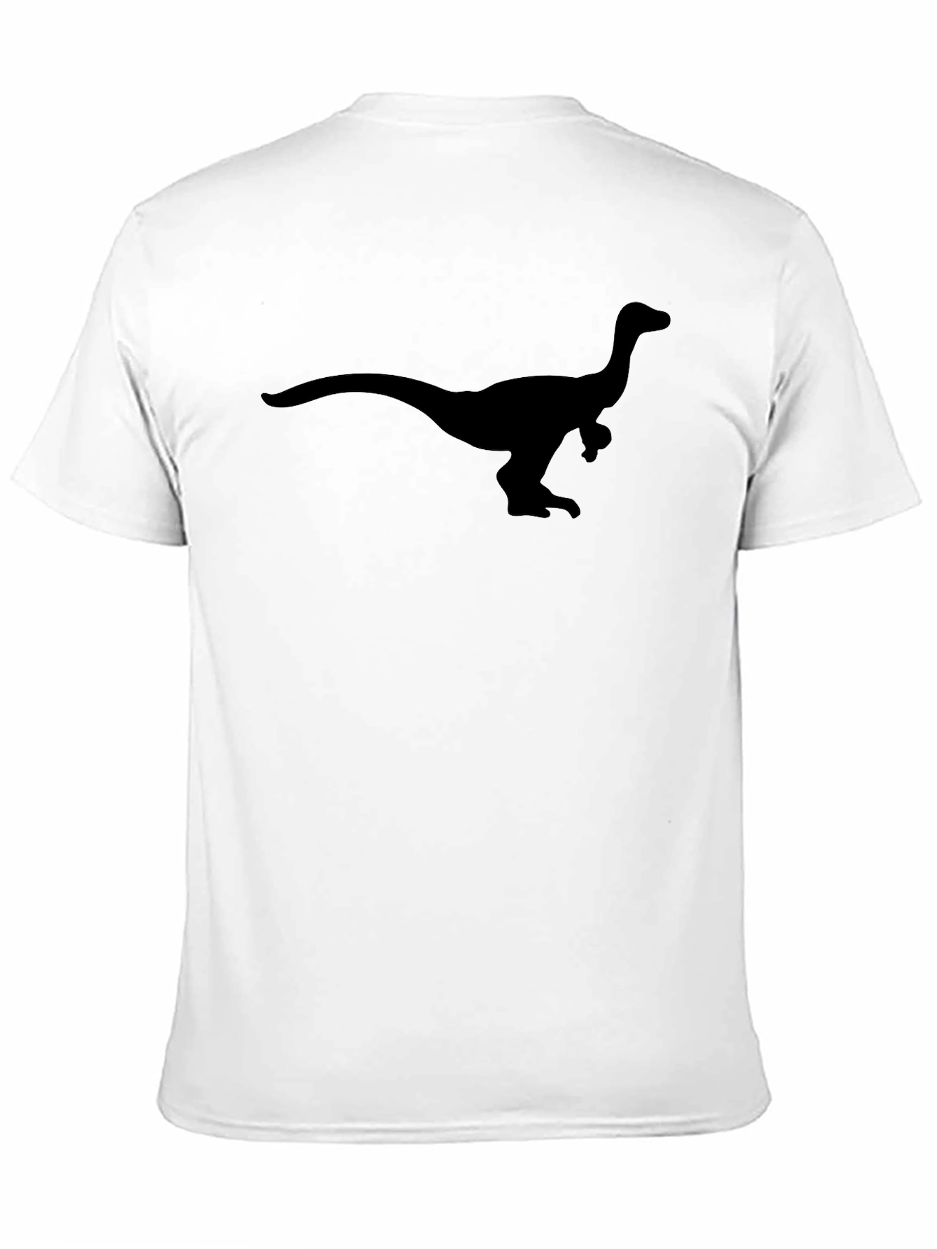 Dinosaur Silhouette T-Shirt - Classic Black Tee
