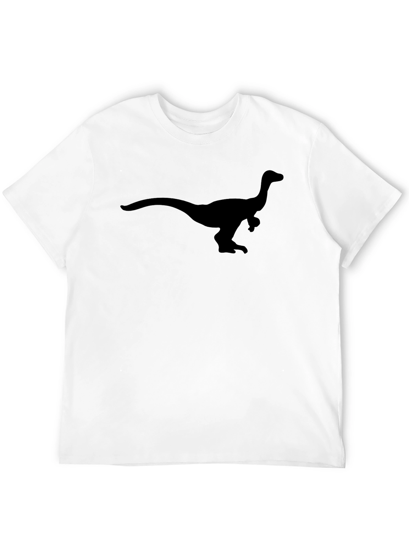Dinosaur Silhouette T-Shirt - Classic Black Tee