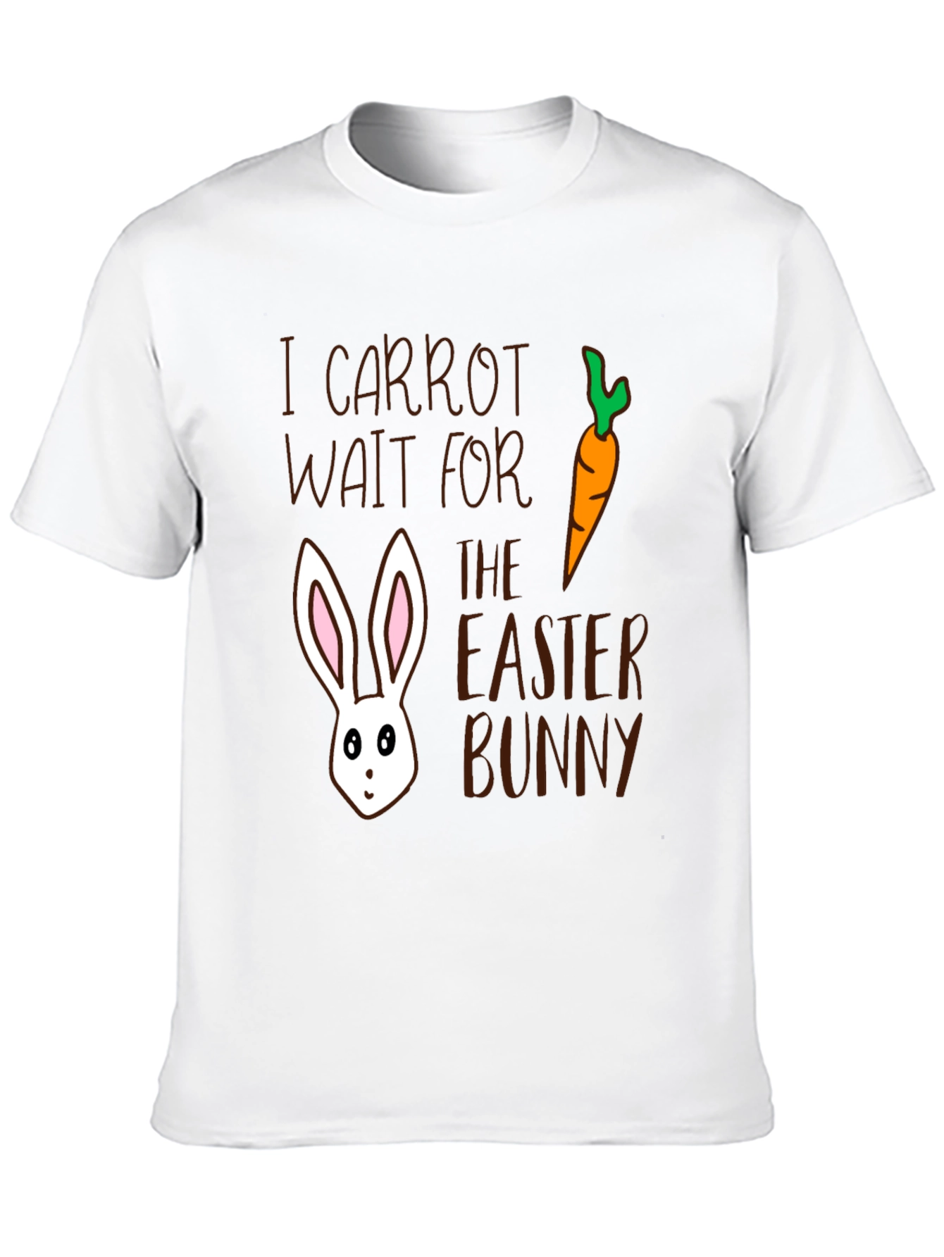 Easter Bunny Carrot Graphic T-Shirt