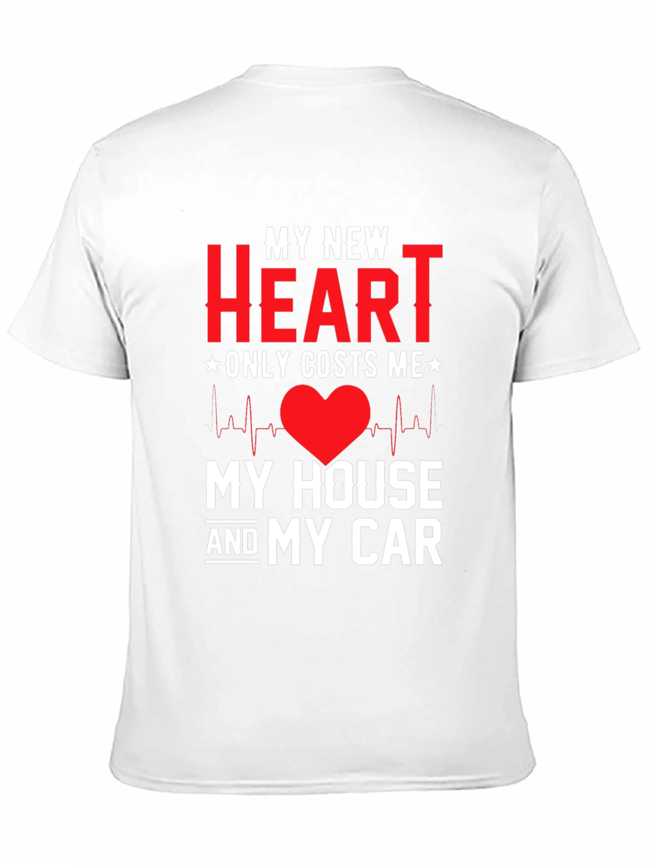 My New Heart Novelty Graphic Tee