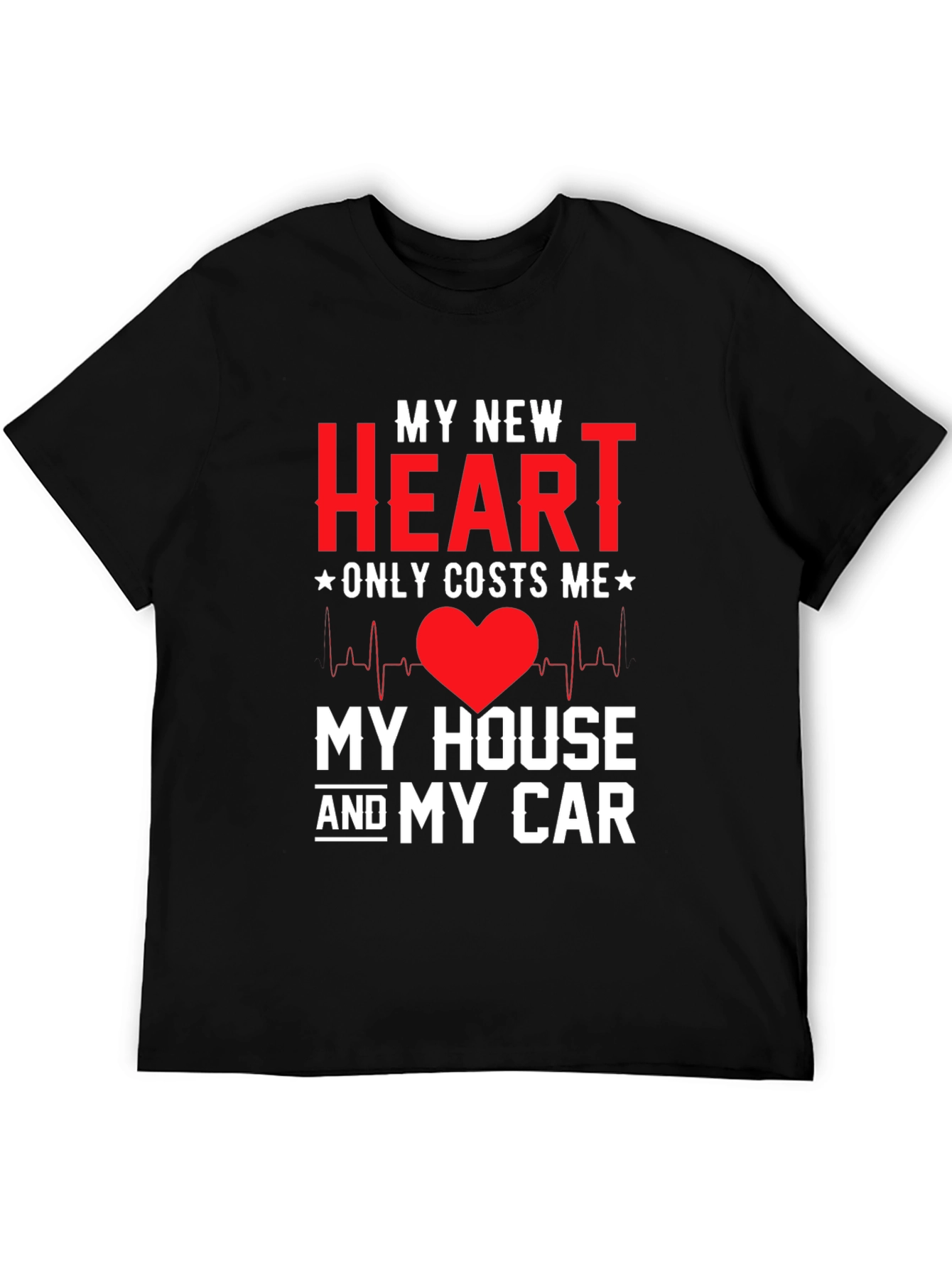 My New Heart Novelty Graphic Tee