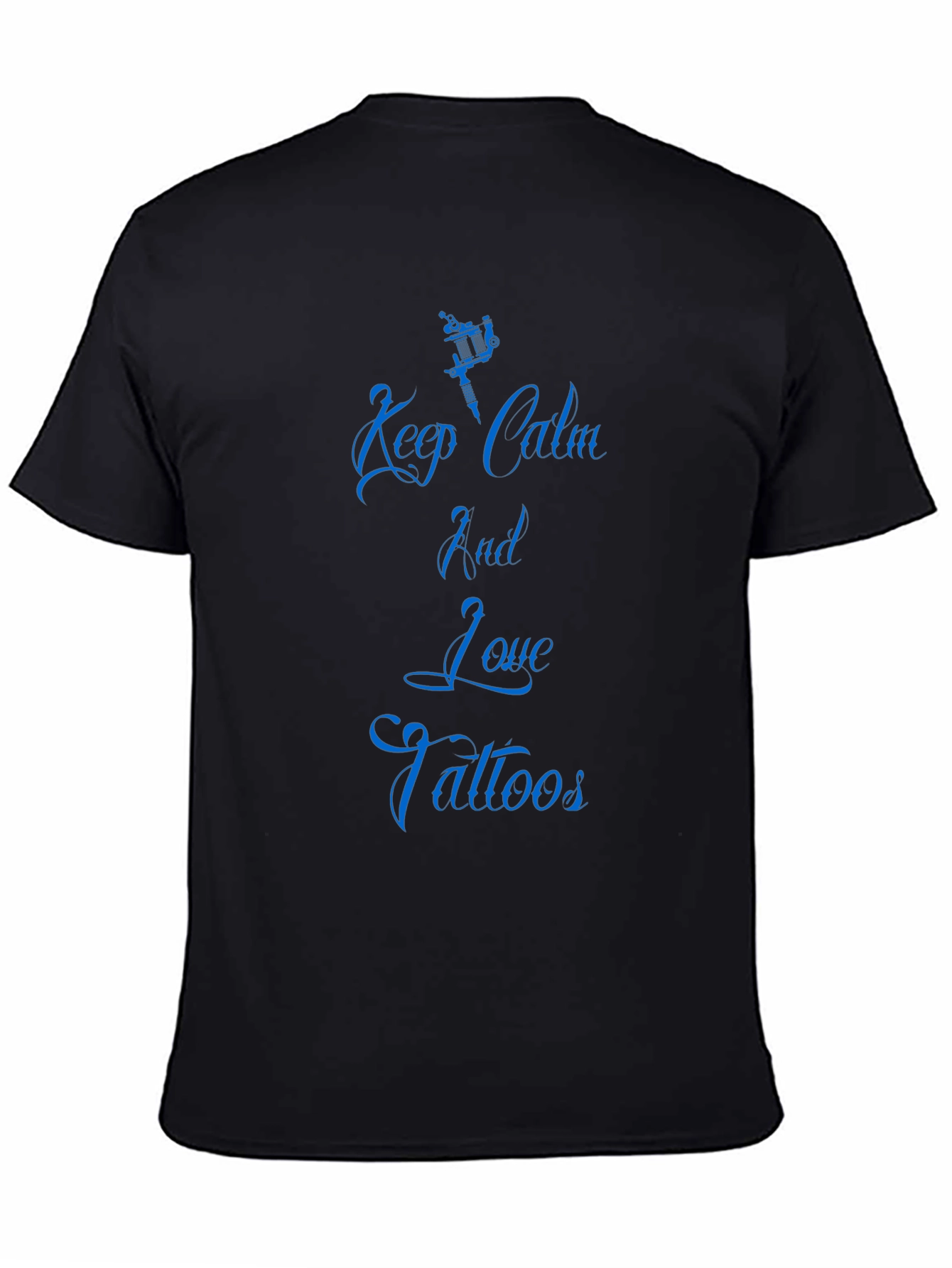 Keep Calm & Love Tattoos Black Tee