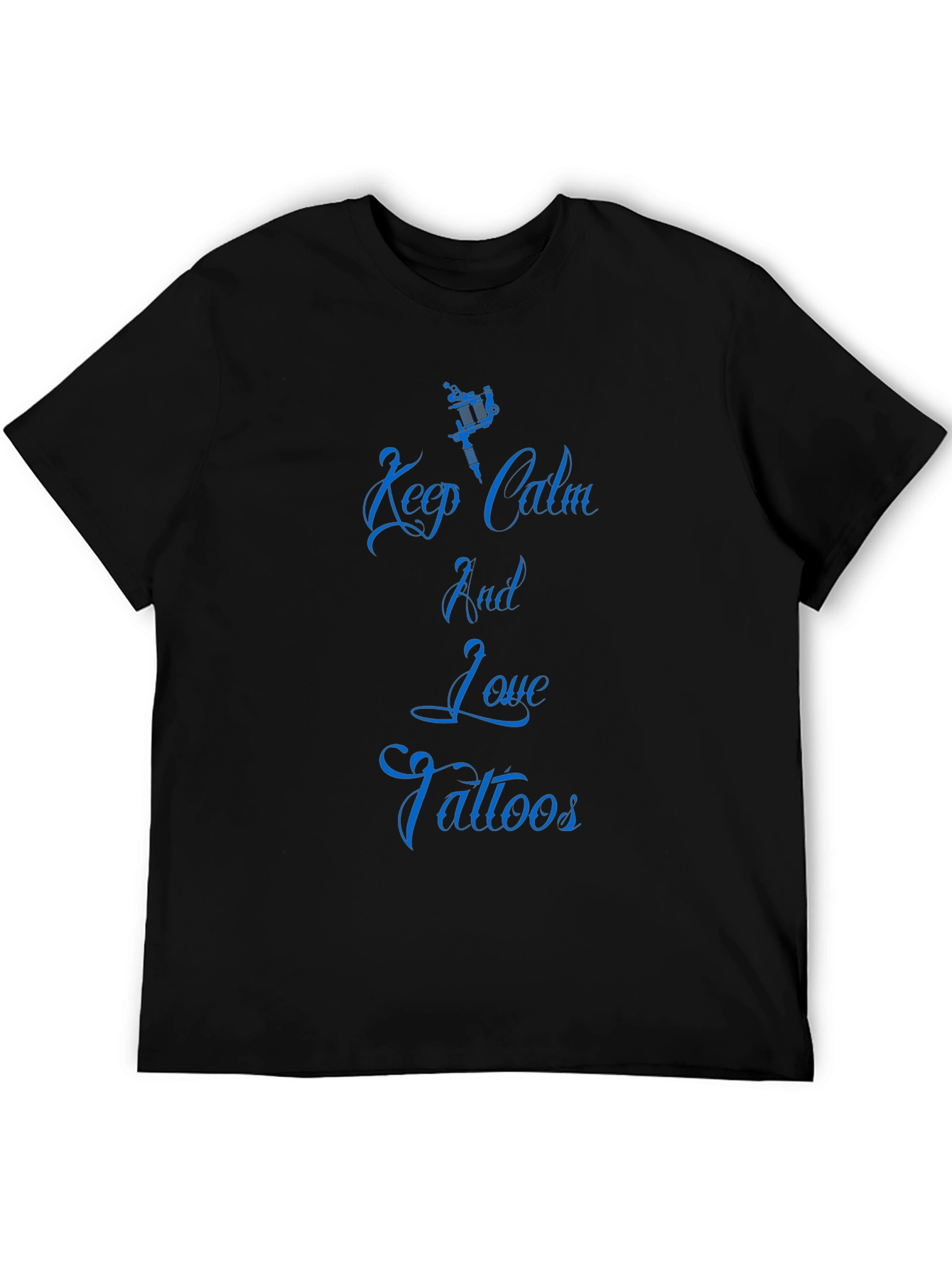Keep Calm & Love Tattoos Black Tee