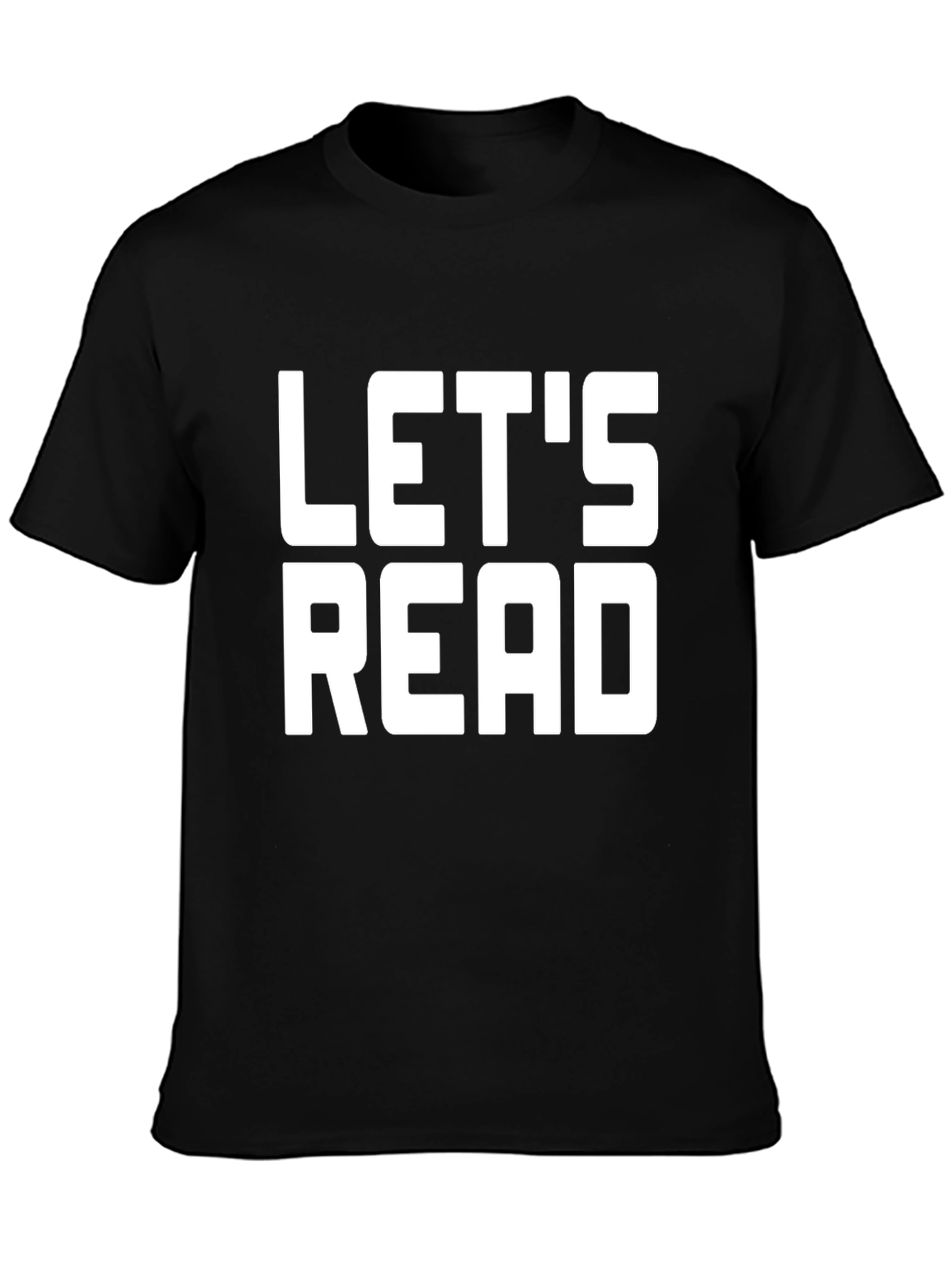 Lets Read Black T-Shirt