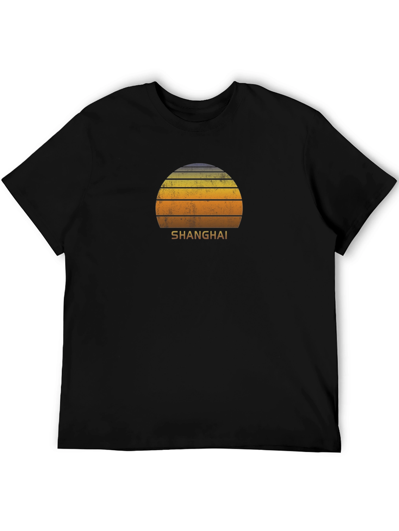 Shanghai Sunset T-Shirt Retro Graphic Tee