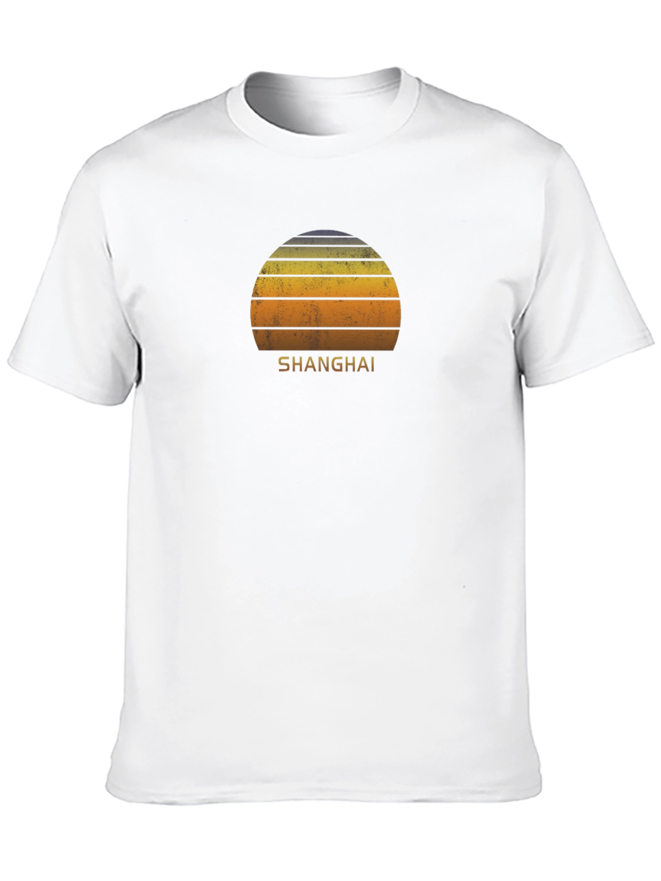 Shanghai Sunset T-Shirt Retro Graphic Tee