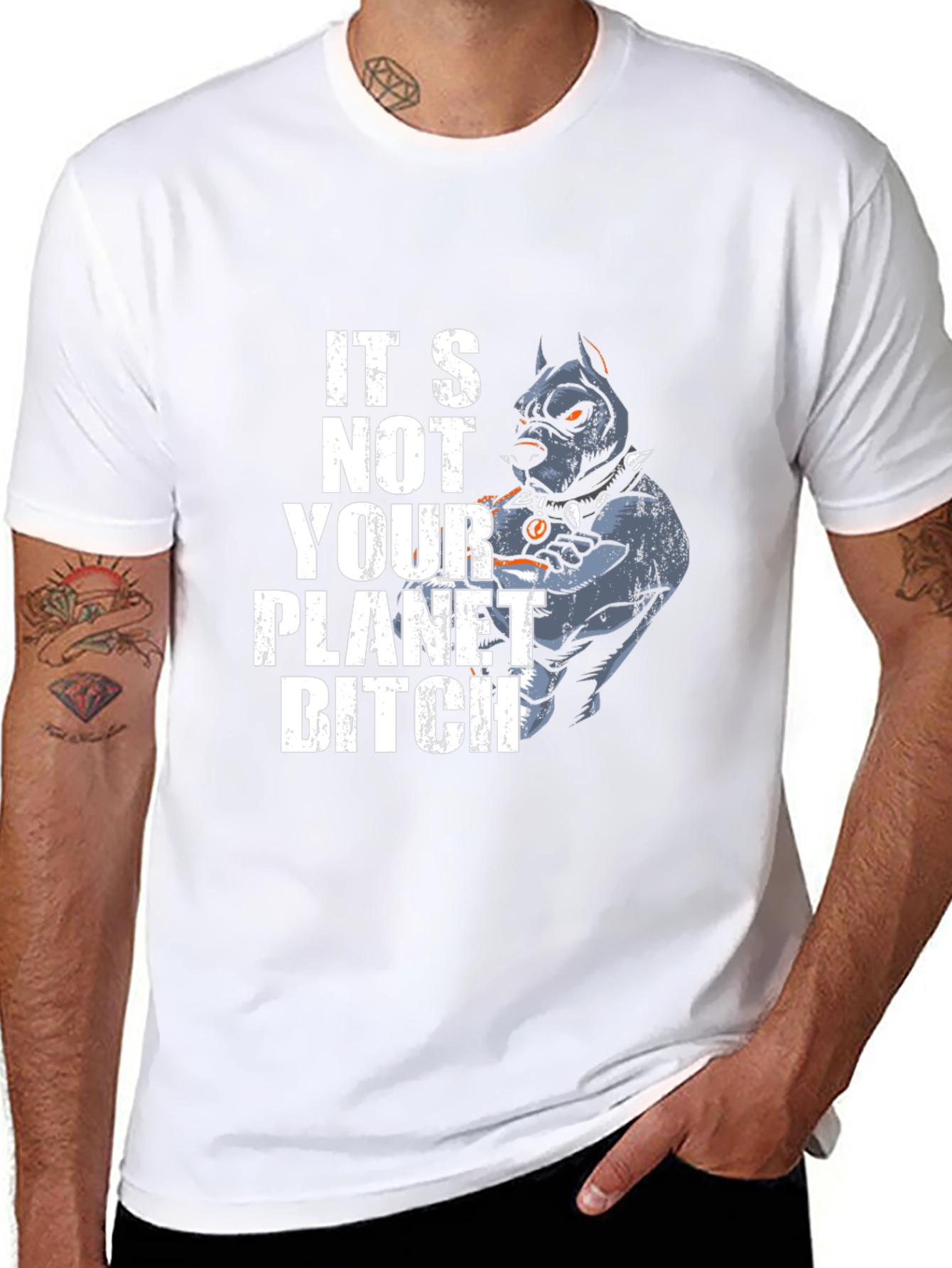 Its Not Your Planet Pitbull T-Shirt