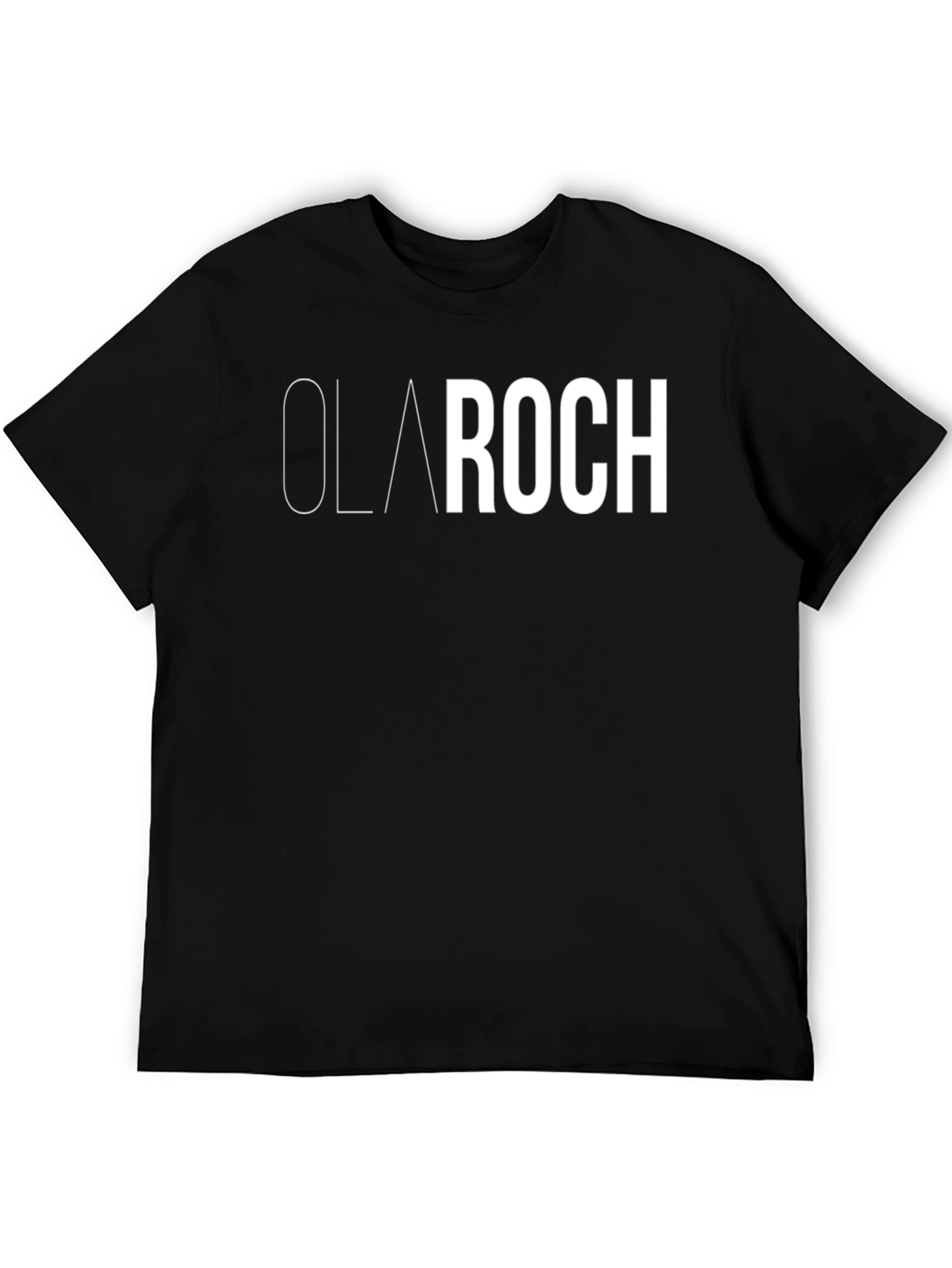 Ola Roch Black Graphic Tee - Stylish Casual Wear