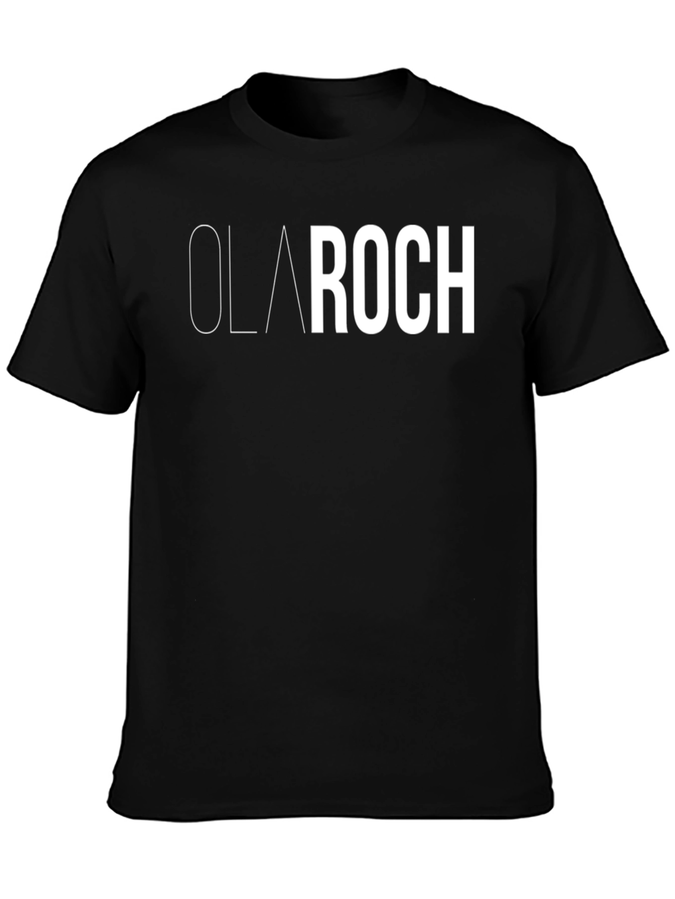 Ola Roch Black Graphic Tee - Stylish Casual Wear