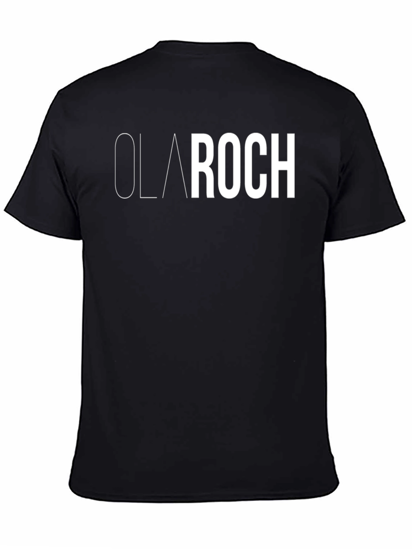 Ola Roch Black Graphic Tee - Stylish Casual Wear