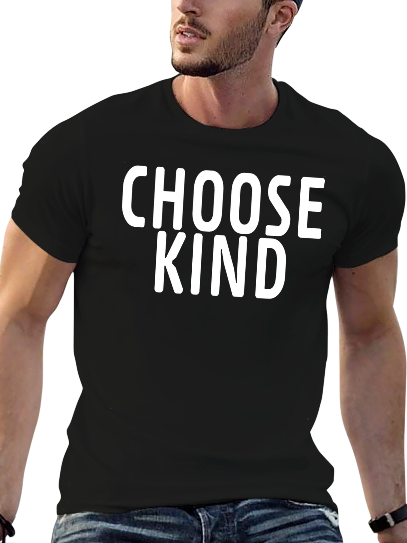 Choose Kind Black T-Shirt - Inspirational Message
