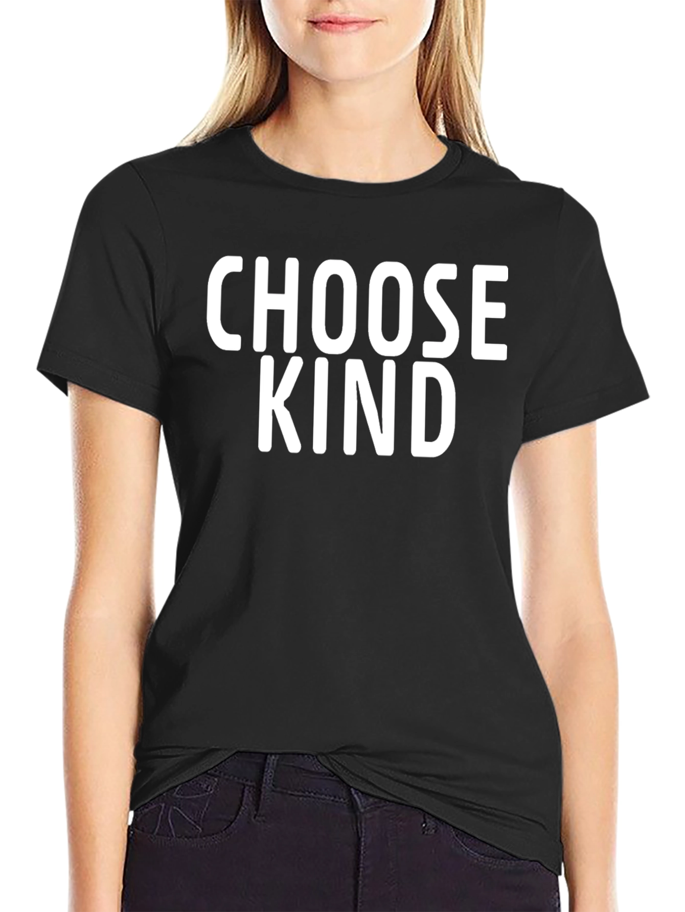 Choose Kind Black T-Shirt - Inspirational Message