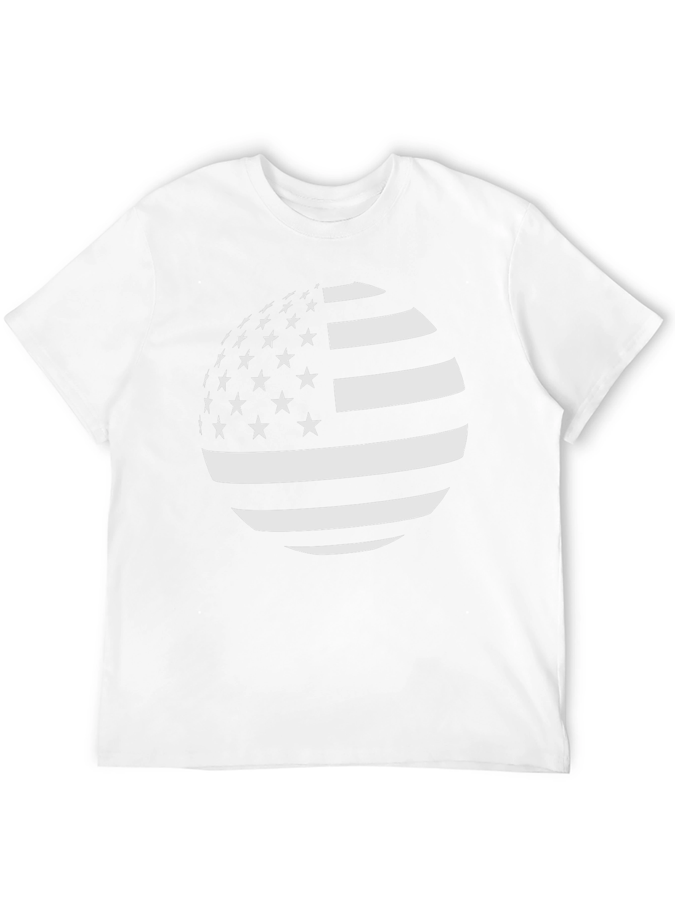 American Flag Sphere Graphic T-Shirt