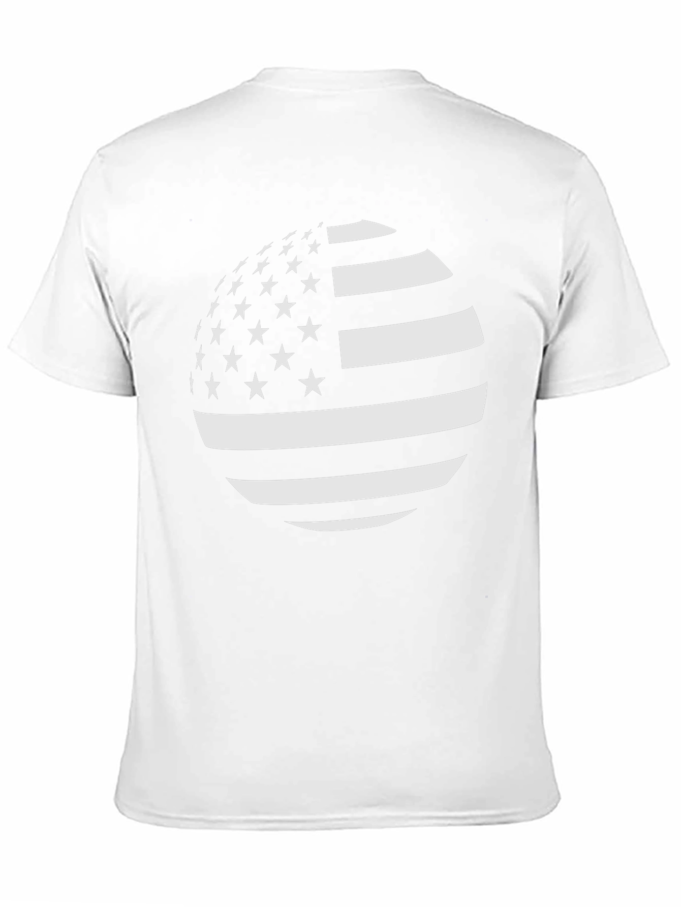 American Flag Sphere Graphic T-Shirt