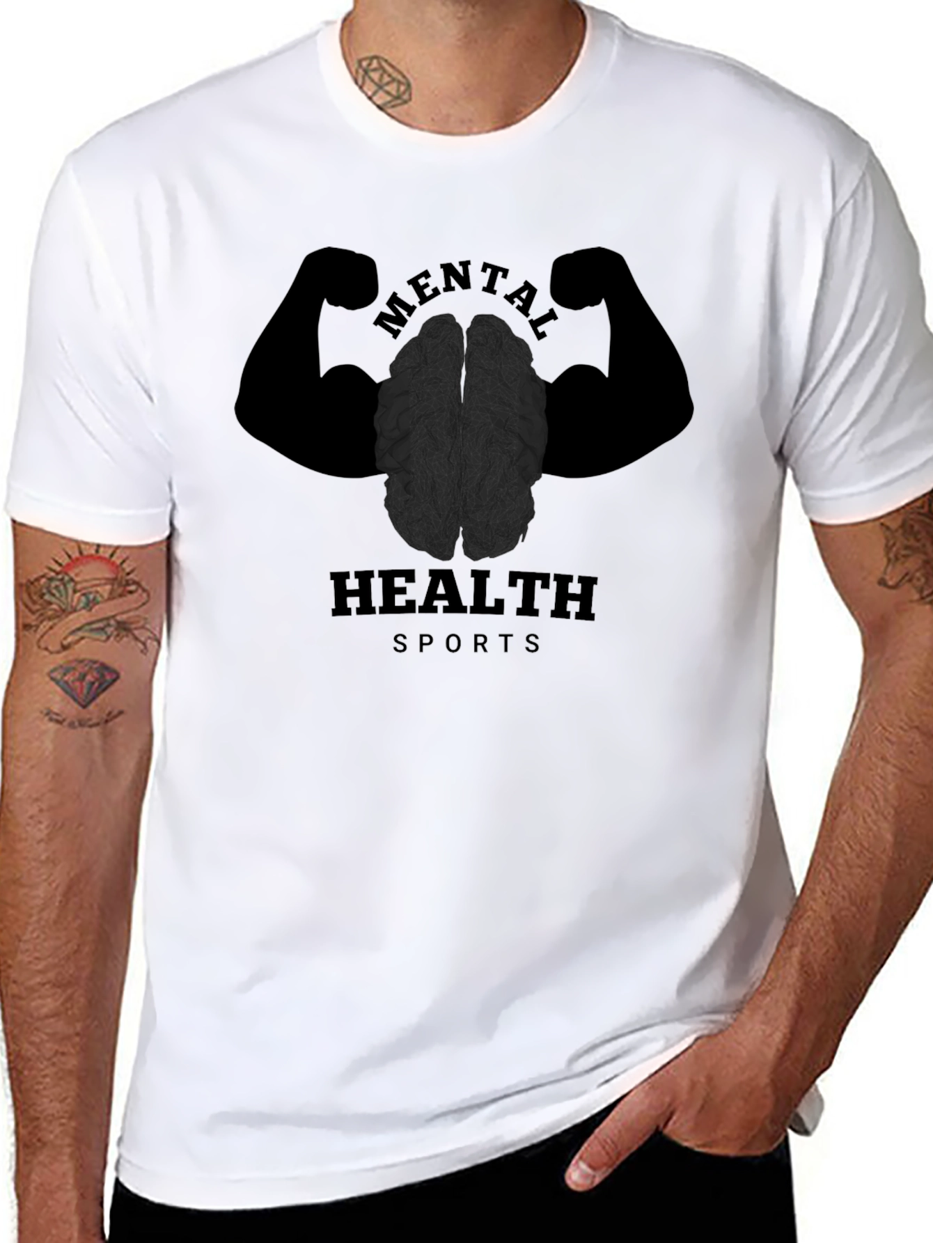 Mental Health Sports Graphic T-Shirt