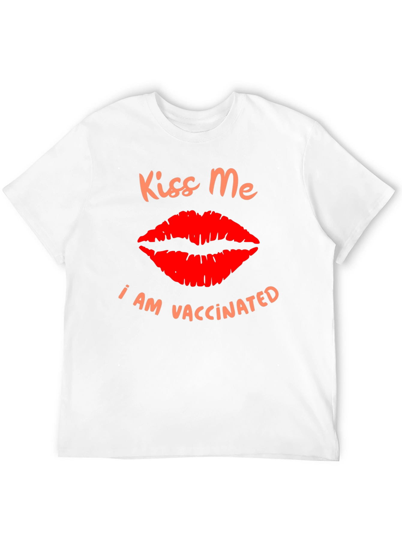 Kiss Me I Am Vaccinated Graphic T-Shirt