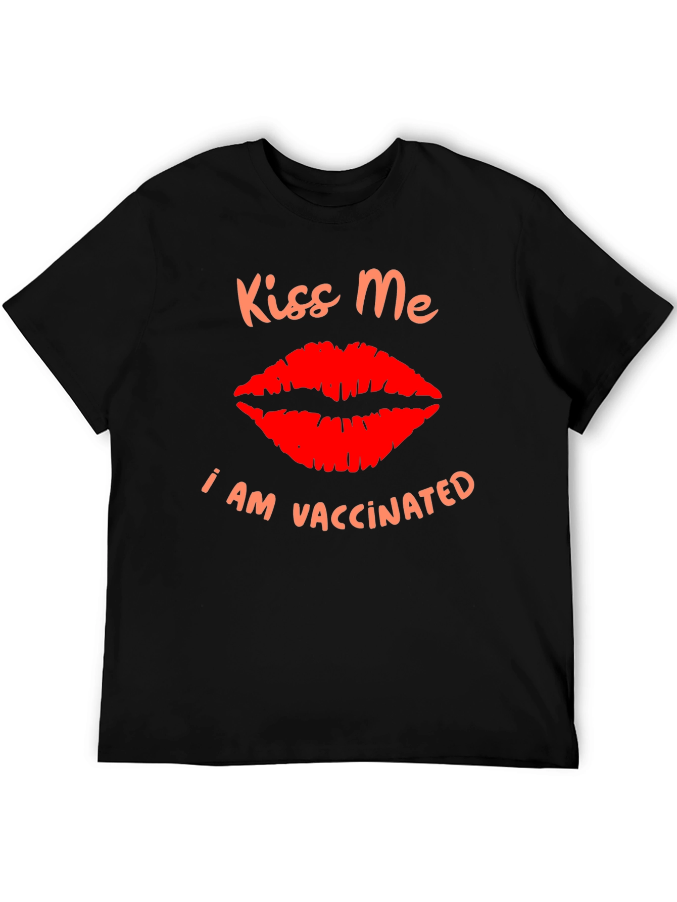 Kiss Me I Am Vaccinated Graphic T-Shirt