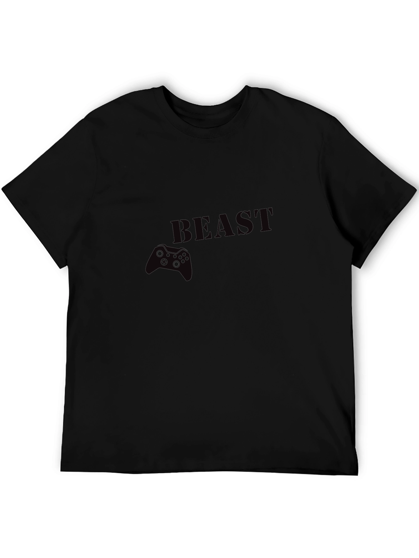 Gamer Beast Black T-Shirt - Controller Graphic Tee