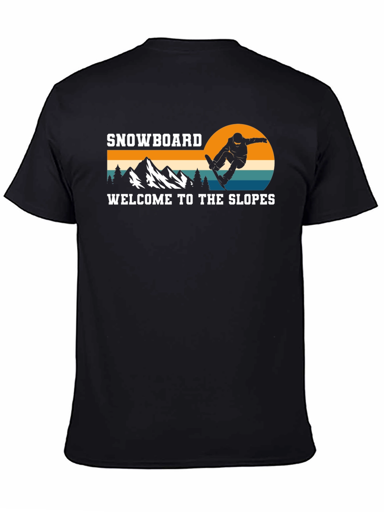 Snowboard Welcome to the Slopes Graphic T-Shirt