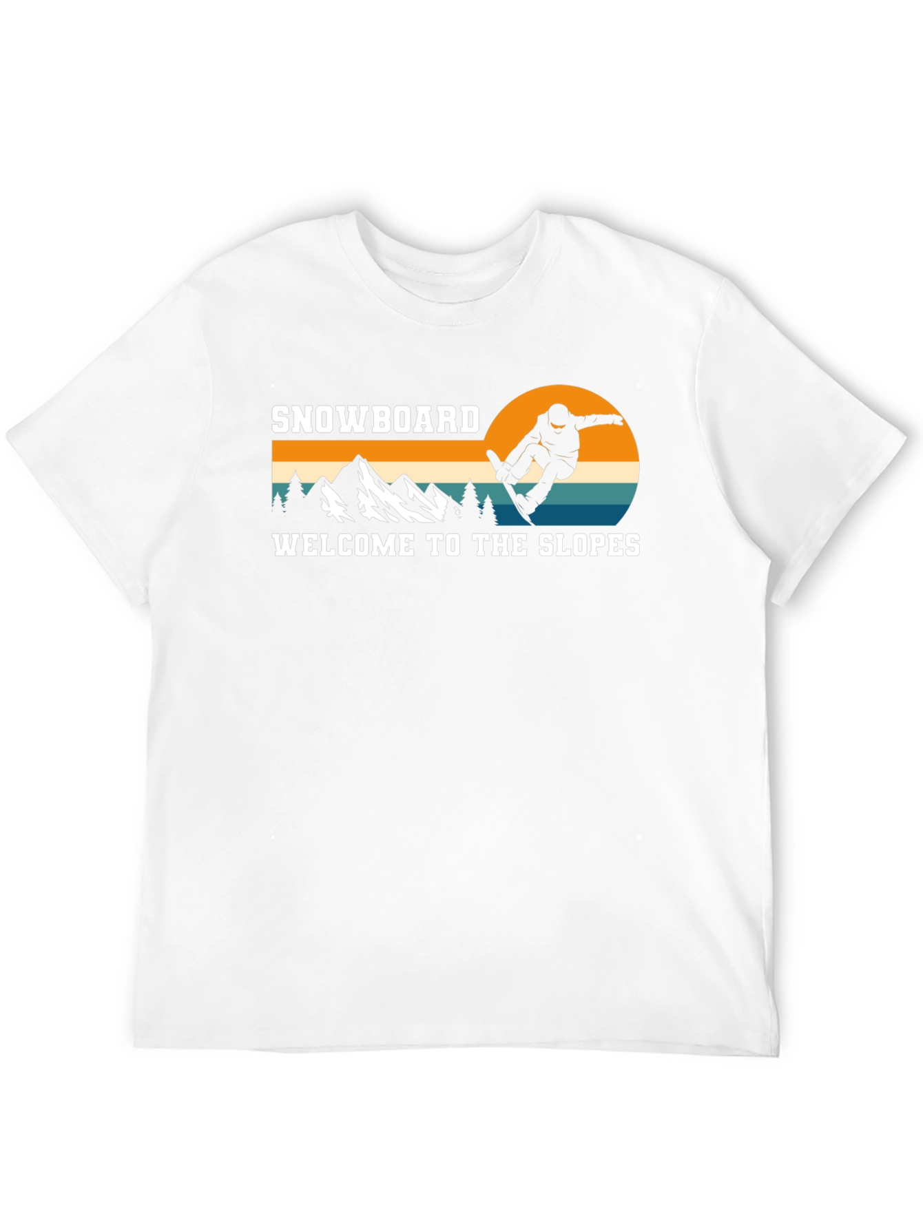 Snowboard Welcome to the Slopes Graphic T-Shirt