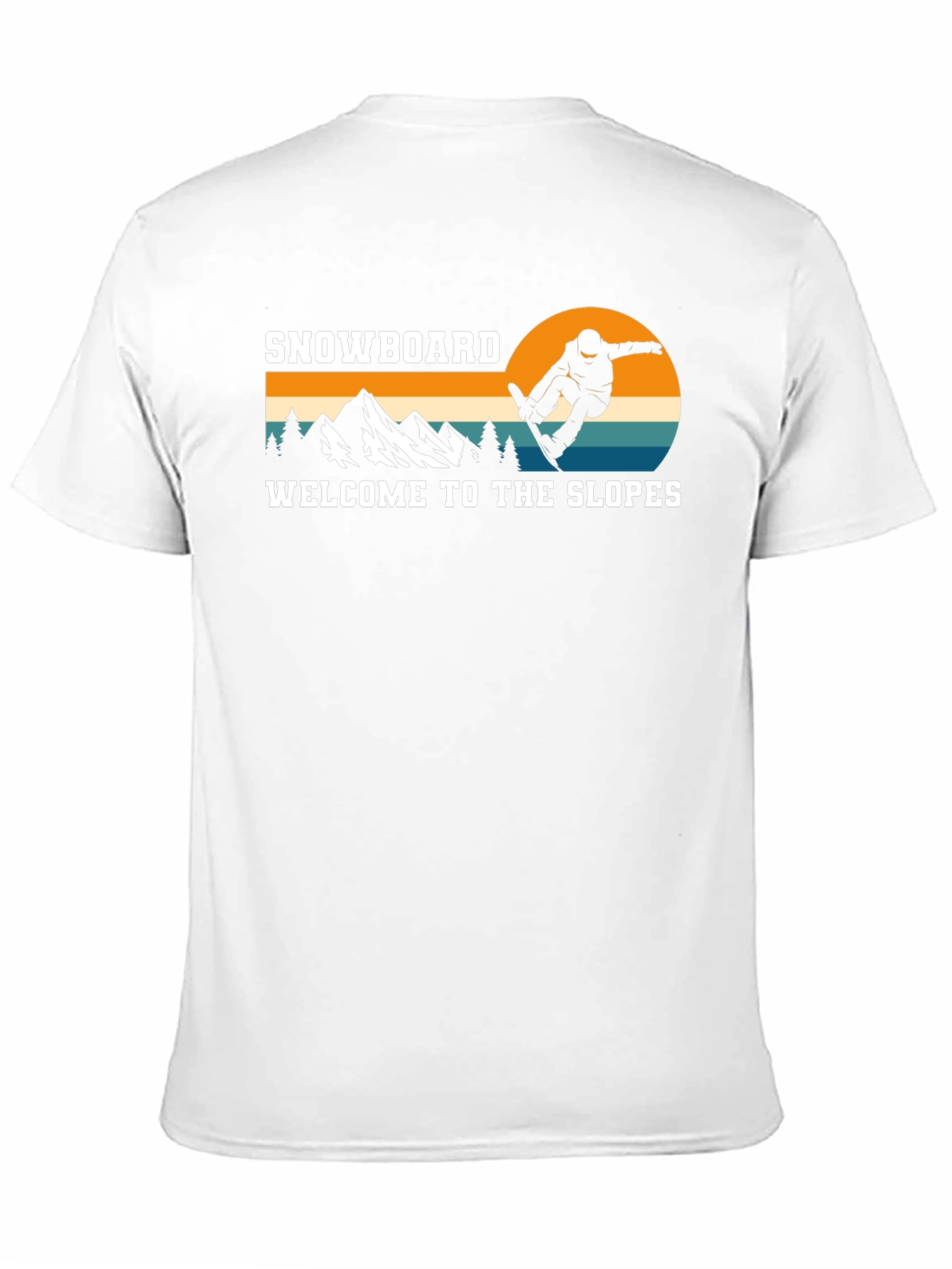 Snowboard Welcome to the Slopes Graphic T-Shirt