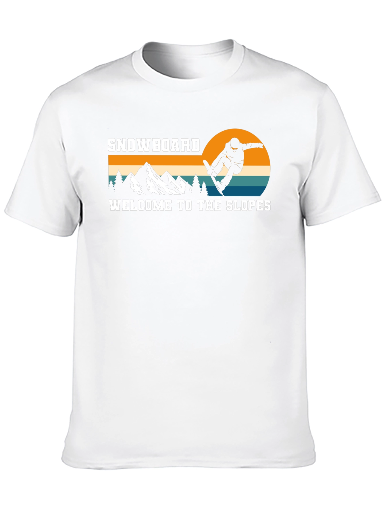 Snowboard Welcome to the Slopes Graphic T-Shirt