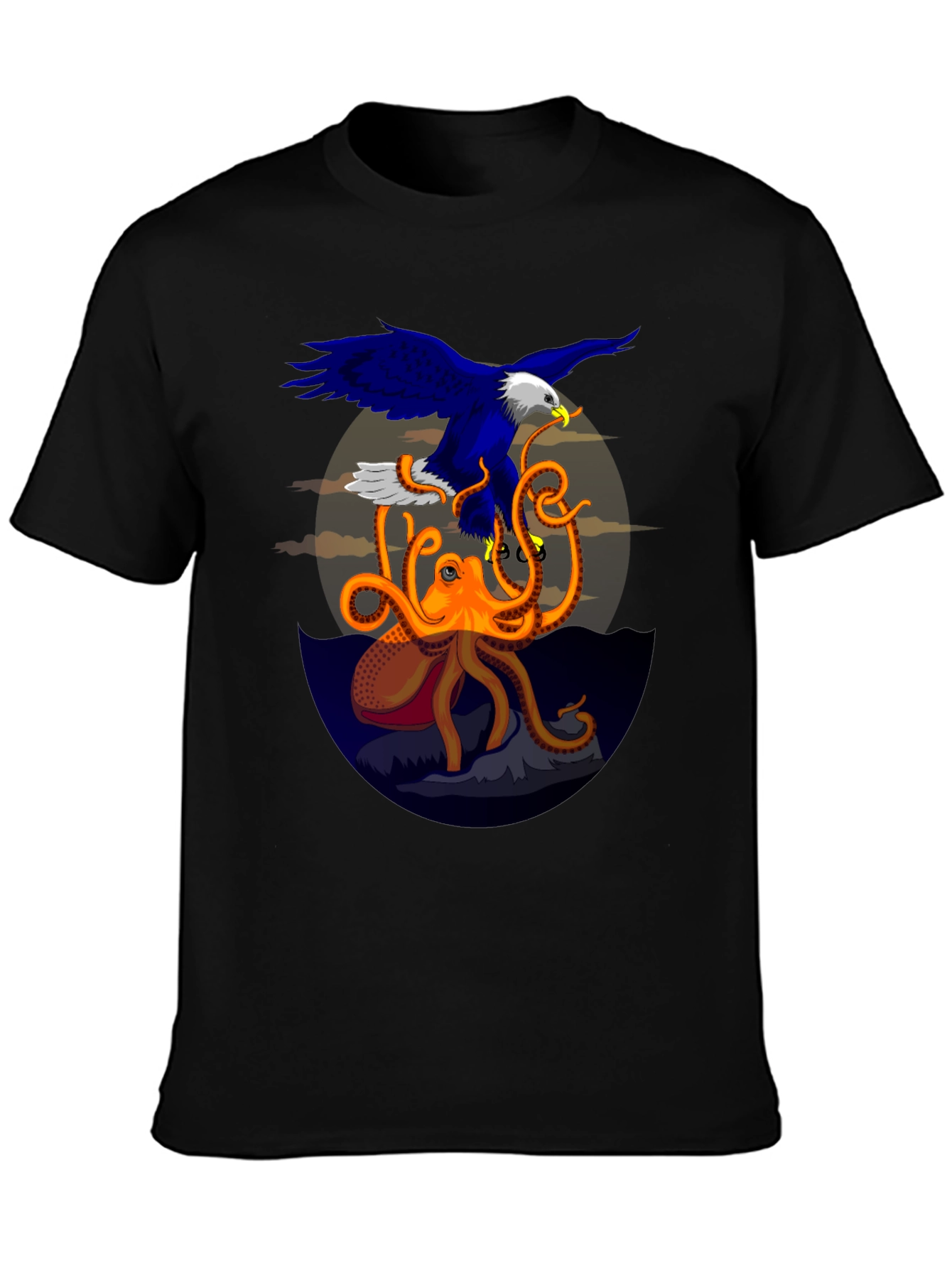 Eagle vs. Octopus Graphic Tee