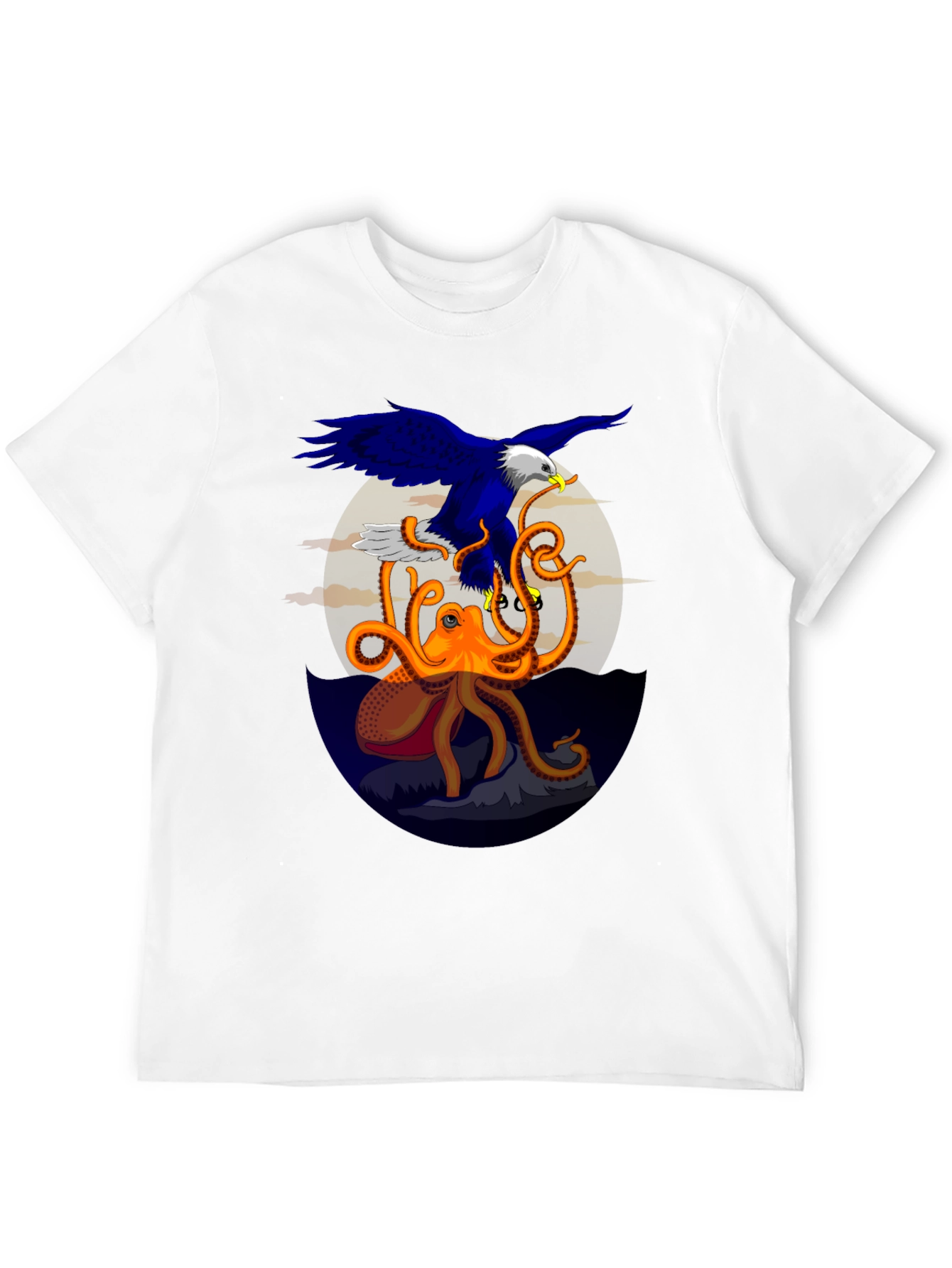 Eagle vs. Octopus Graphic Tee
