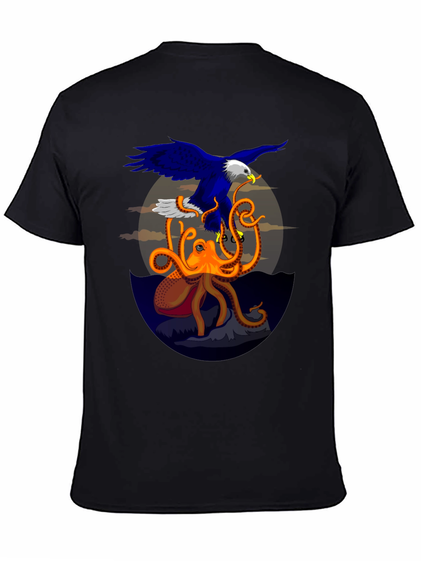 Eagle vs. Octopus Graphic Tee