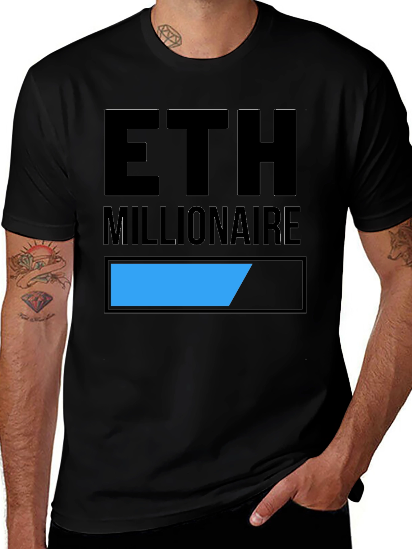 ETH Millionaire T-Shirt Crypto Investor