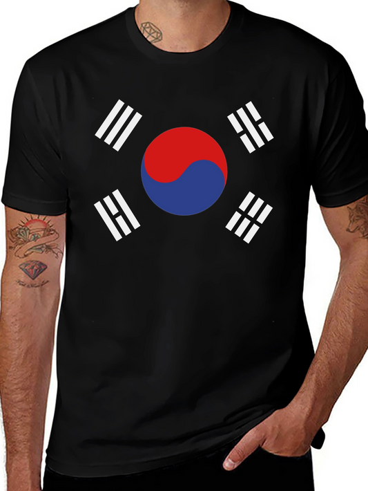 South Korea Flag Graphic T-Shirt - Patriotic Korean Pride