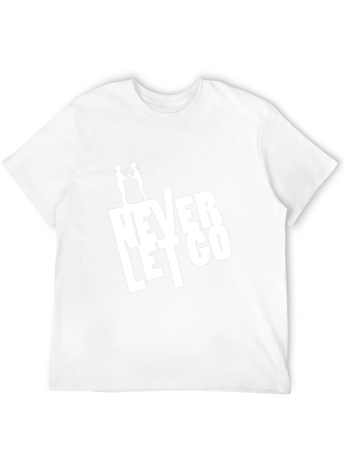 Never Let Go Graphic Black T-Shirt