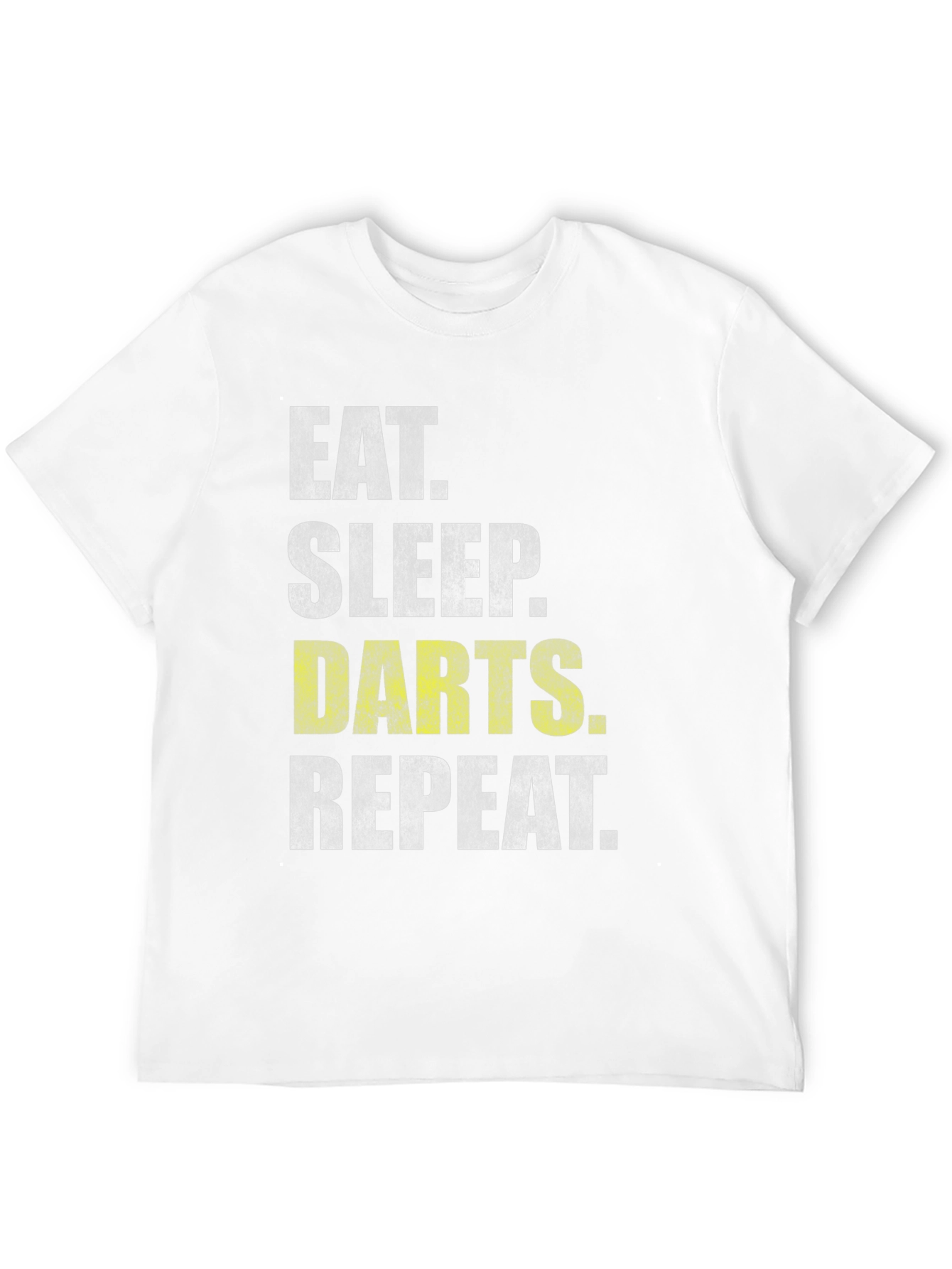 Eat Sleep Darts Repeat Black T-Shirt