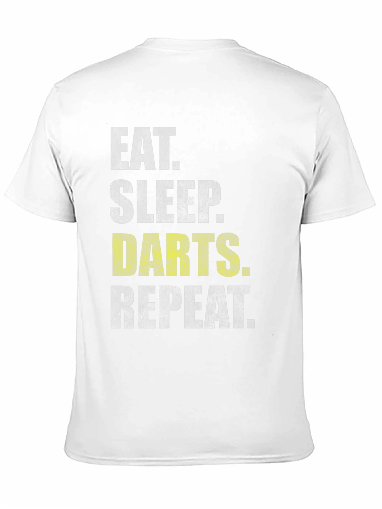 Eat Sleep Darts Repeat Black T-Shirt