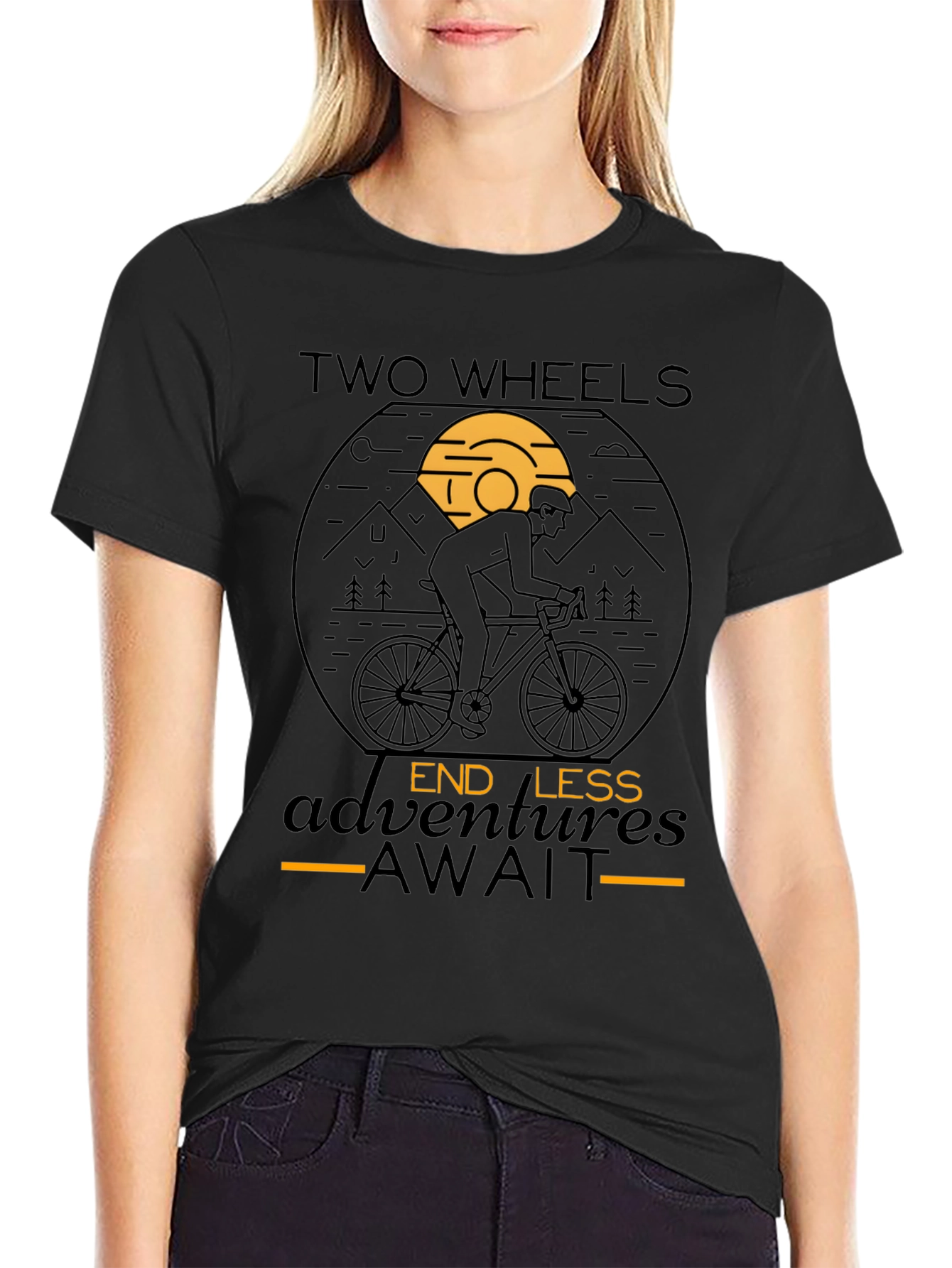 Two Wheels Endless Adventures Await T-Shirt
